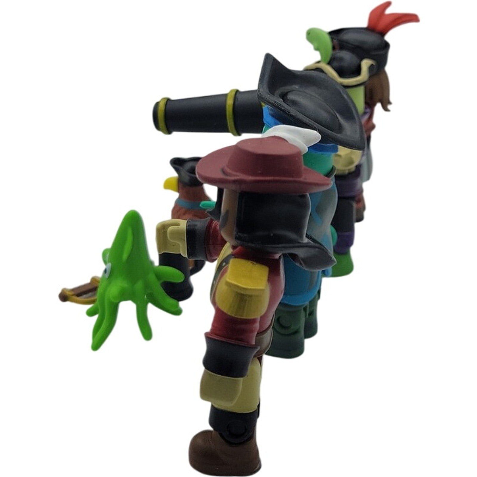 Roblox Action Collection Pirate Showdown 4 Figure Pack Loose with Accessories