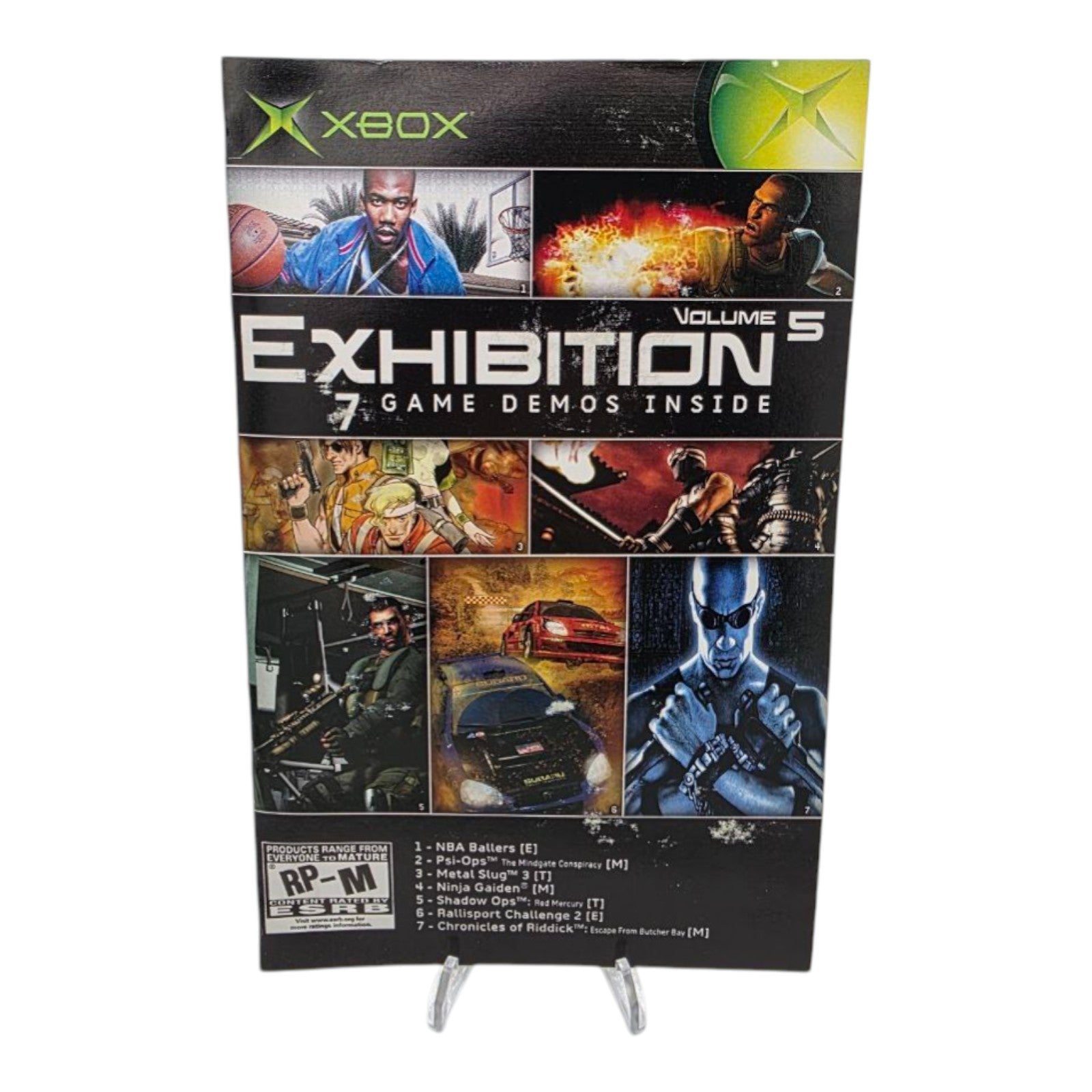 Xbox Exhibition Demo Disc Volume 5 Complete 2004 7 Game Demos Microsoft