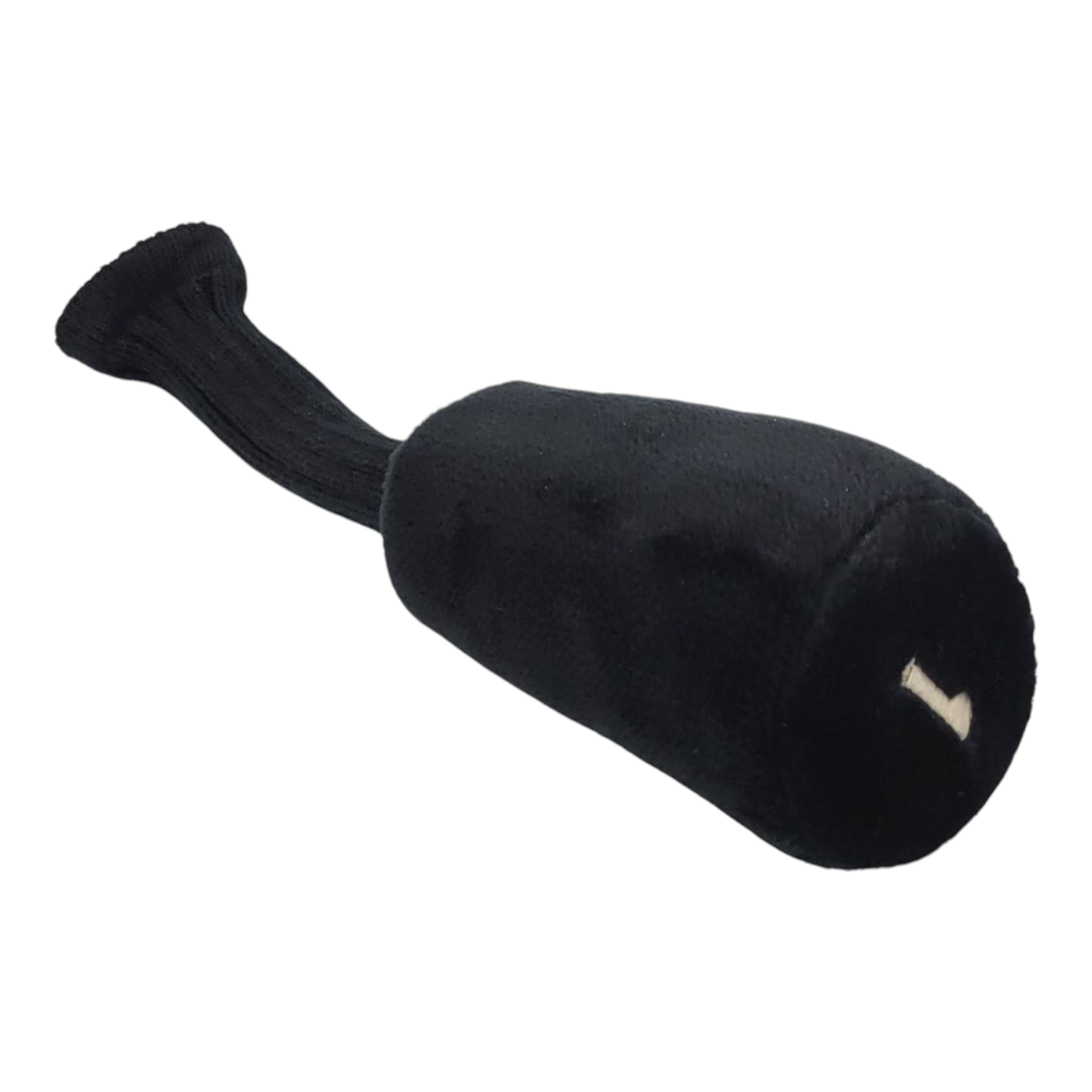 Generic 1 Driver Knitted Black Plush Golf Club Headcover