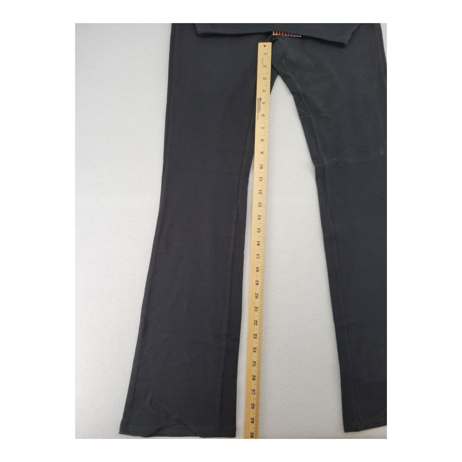 FITTOO Women's Black Yoga Pants Flared Leg High Waist Stretch Size S