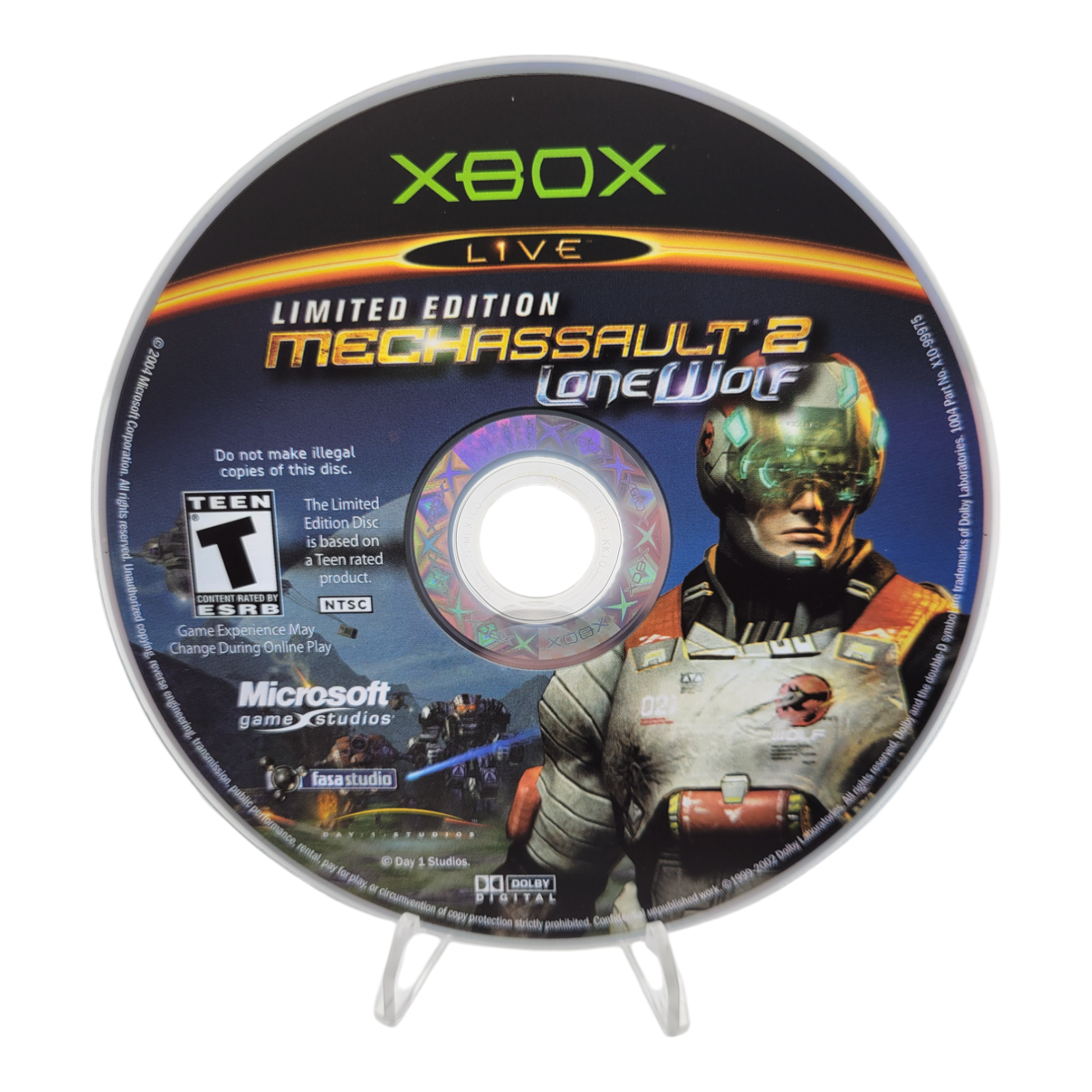 Microsoft MechAssault 2 Lone Wolf Limited Edition Xbox Game 2004 Complete