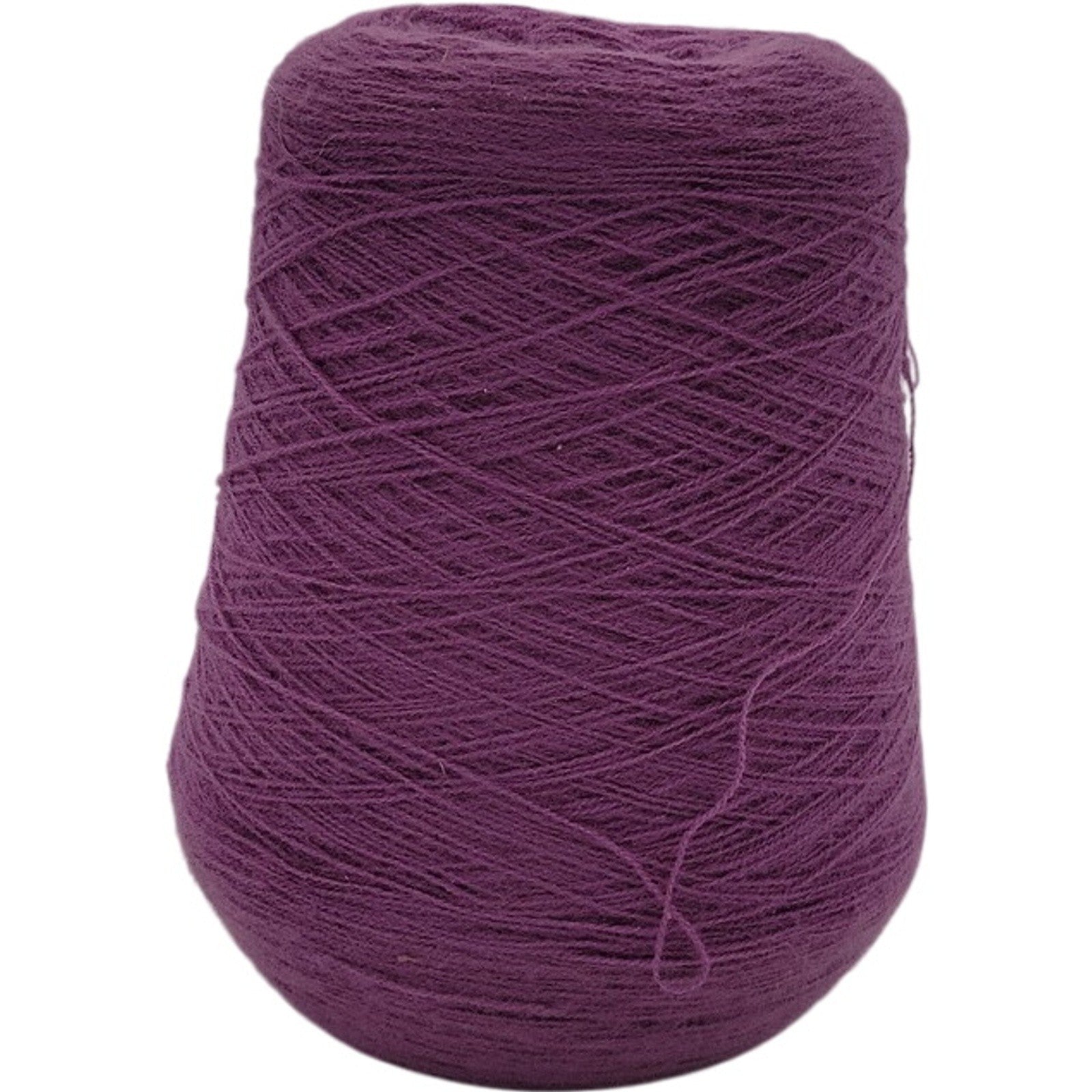 Vintage Phoenix Dye Works Grape Purple Knit Crochet Acrylic Cone Yarn 384721