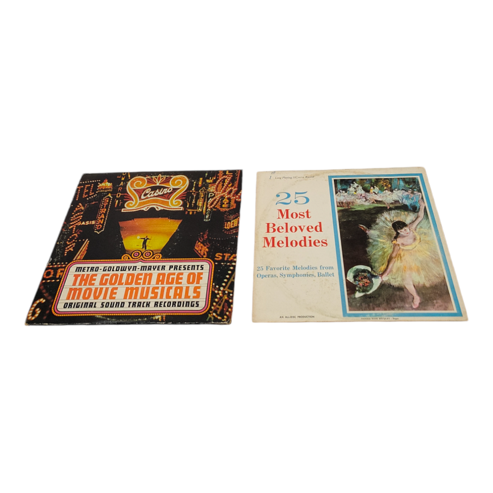 Vintage Show Tunes Golden Age Movie Musicals 25 Beloved Melodies Vinyl LP Bundle
