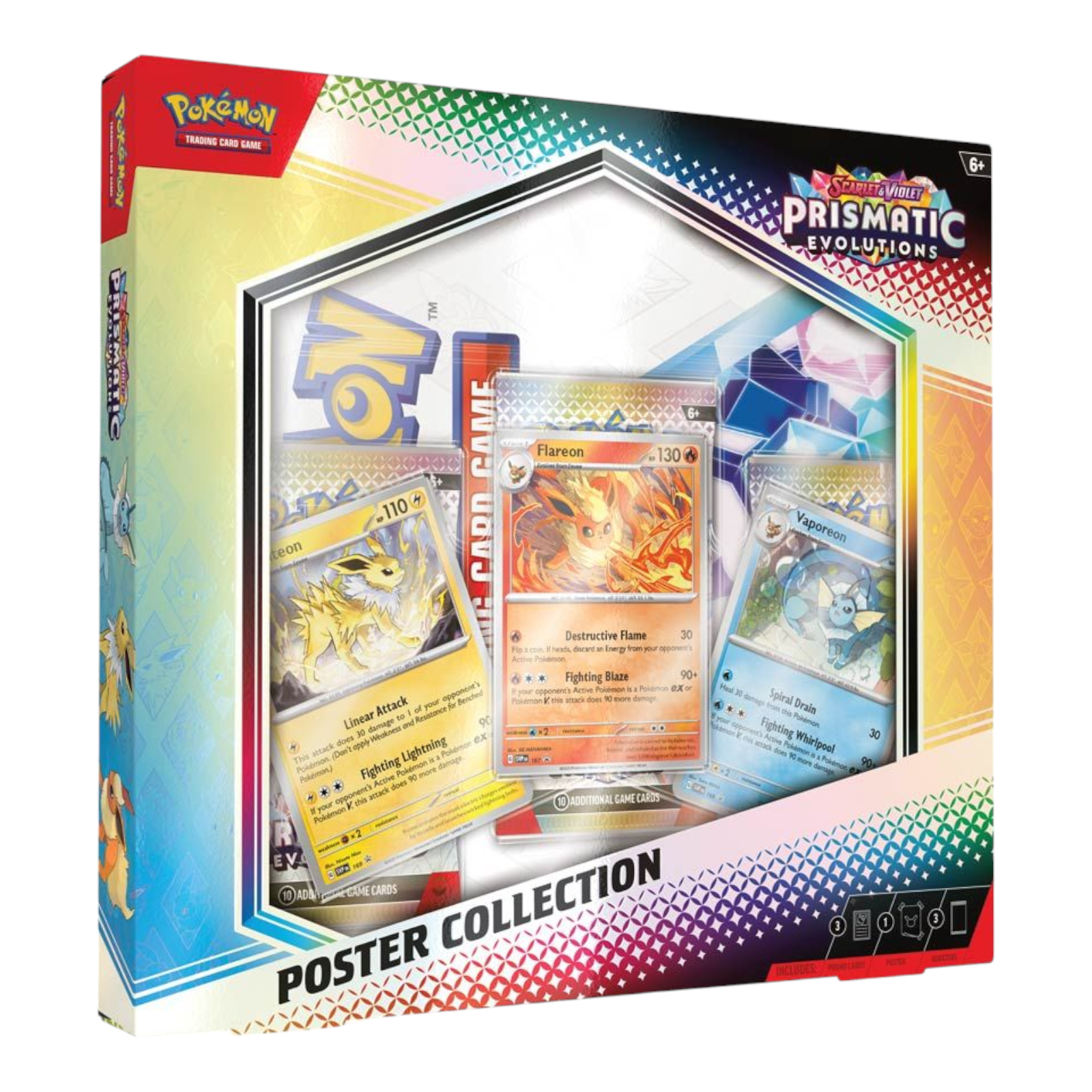 Pokémon TCG Scarlet & Violet Prismatic Evolutions Poster Collection