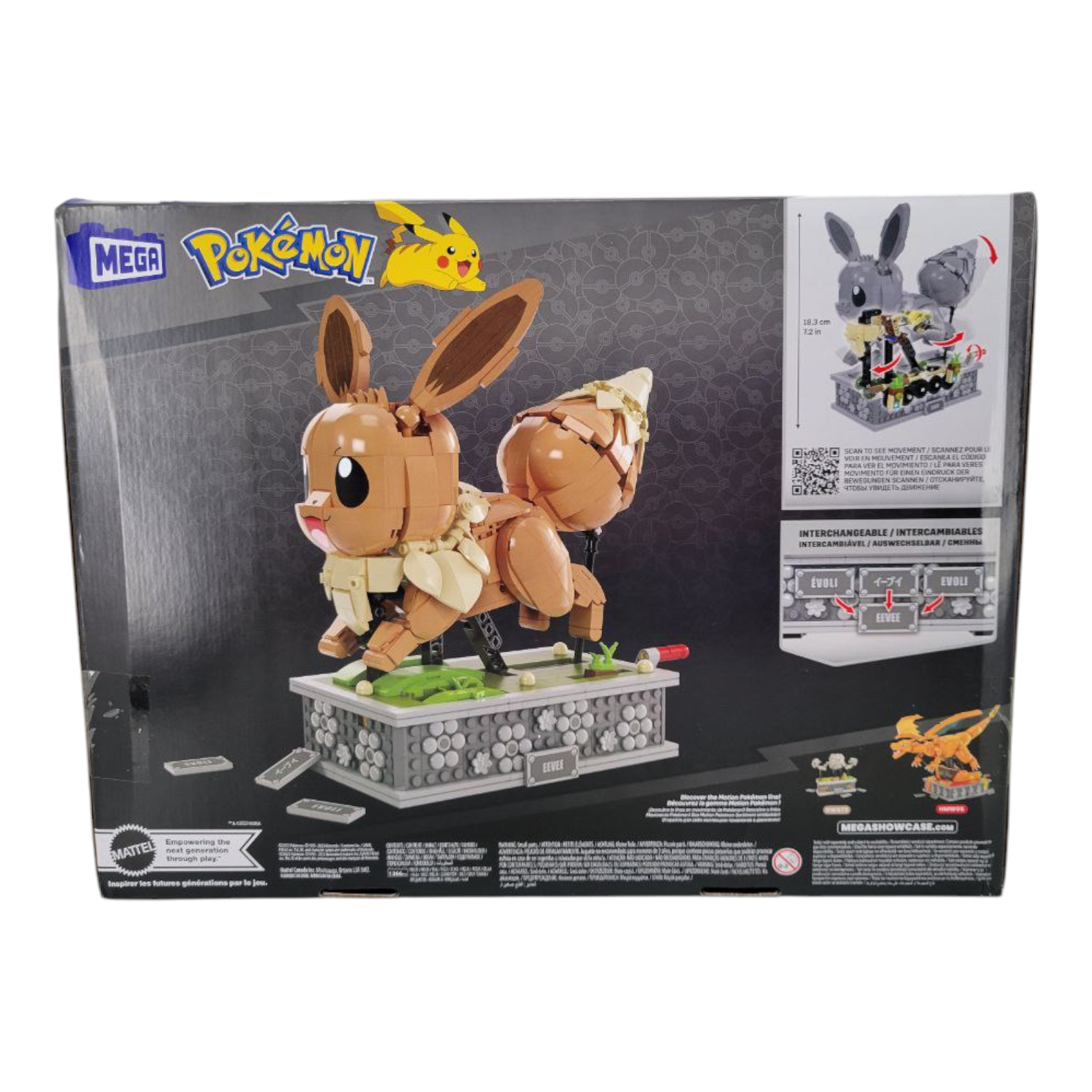 Mega Construx Pokémon Motion Eevee Building Set 1366 Pieces