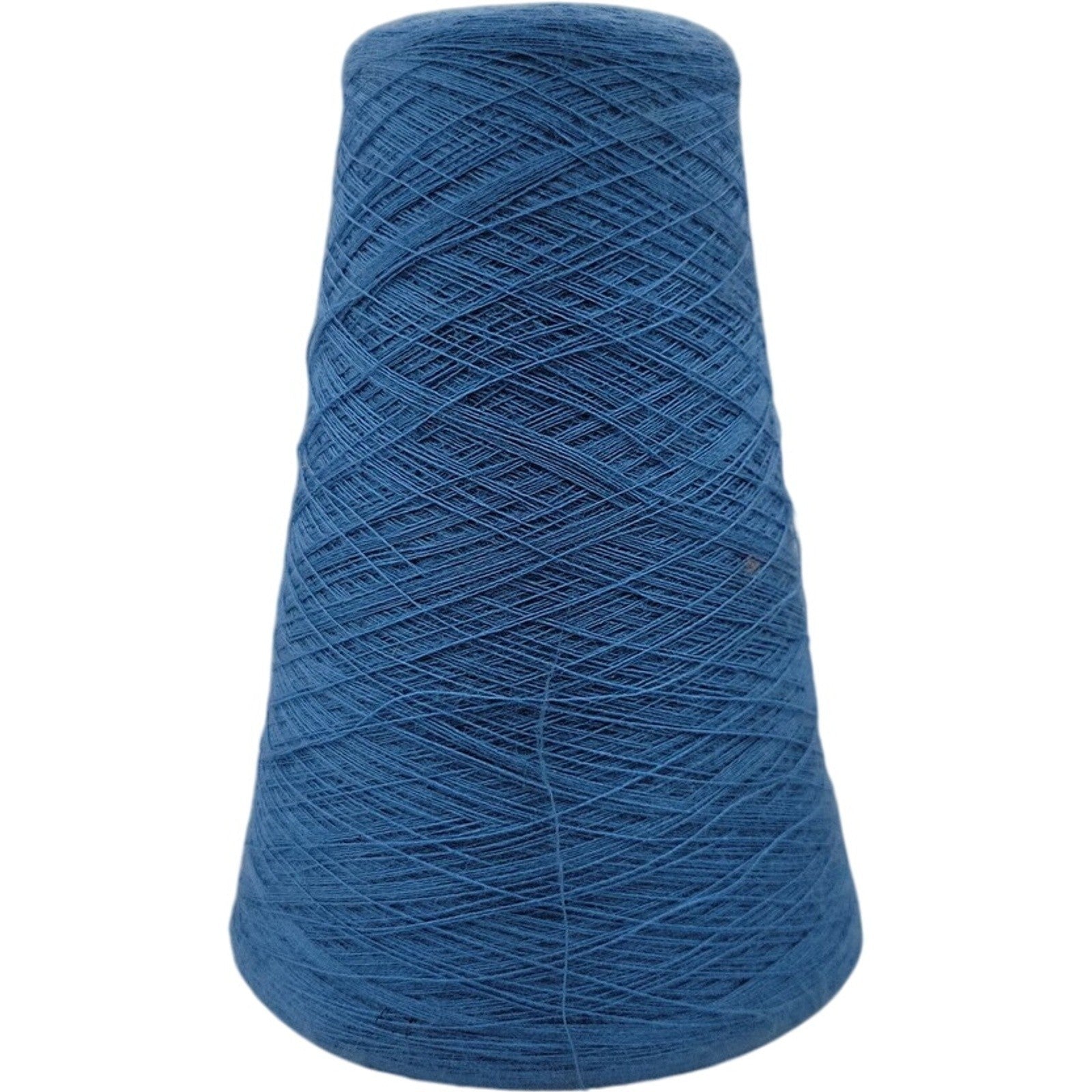 Vintage Phoenix Dye Works Med Navy Blue 1/24 Acrylic Chempun Weaving Yarn Cone