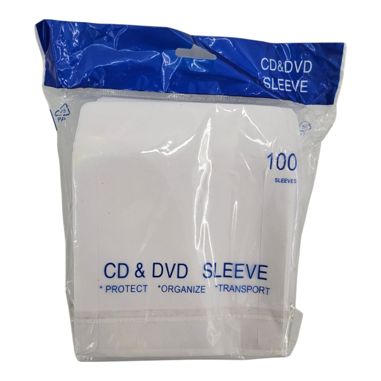 CD DVD Paper Sleeves with Clear Window & Flap 100 Pack