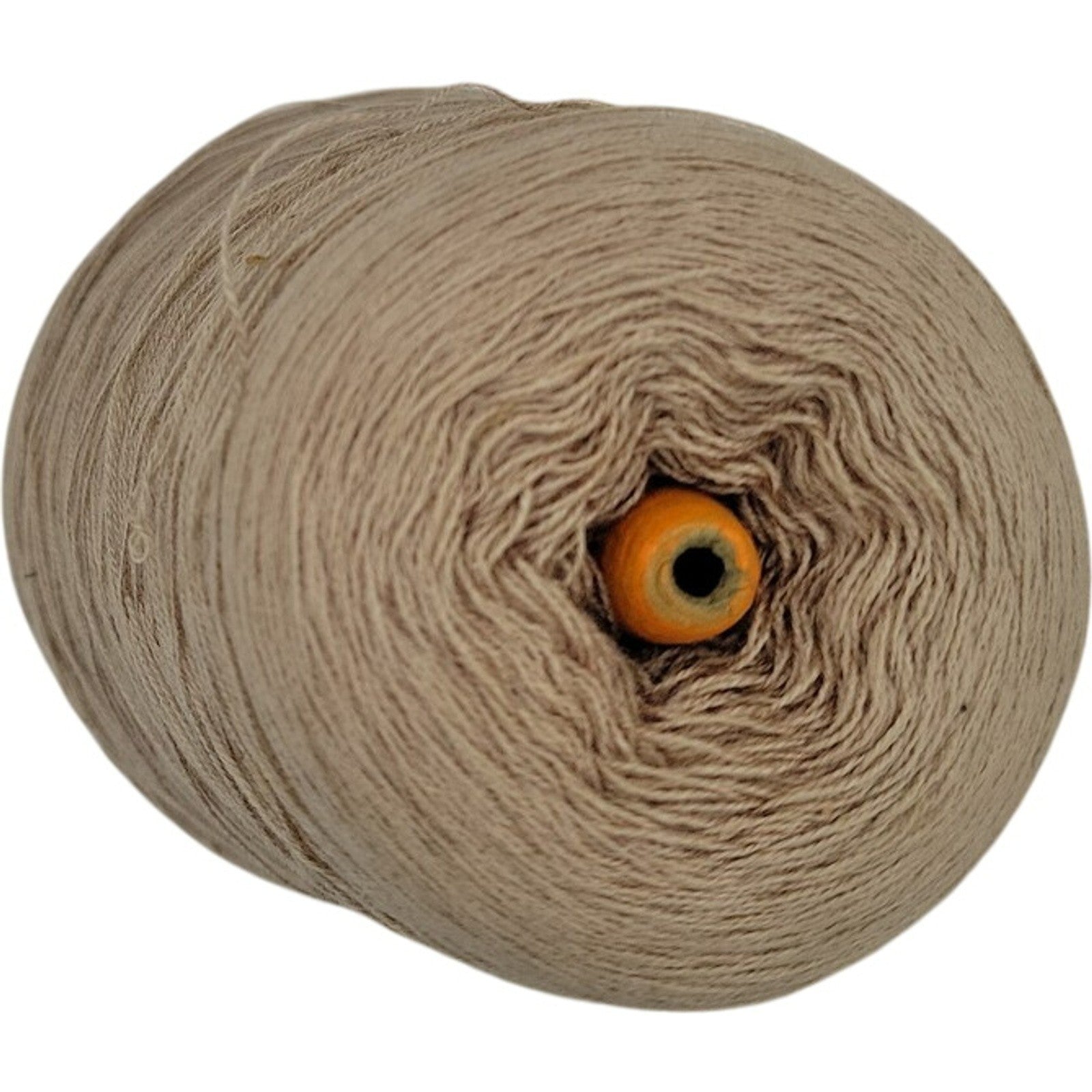 Vintage Pisgah Taupe Acrylic Yarn Cone 2/24