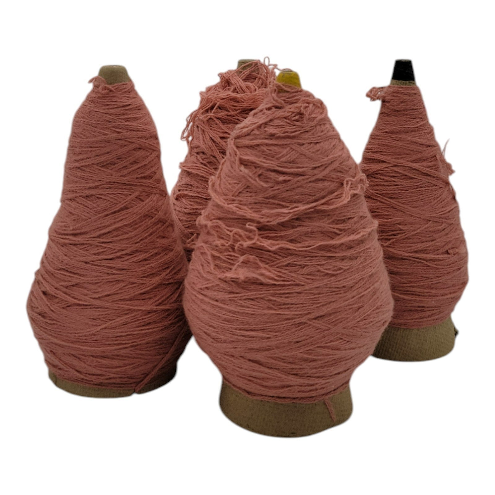 Vintage Glenspun 2/24 Bone Dyed Yarn 1/28 Creslan Snow Acrylic Lot of 4