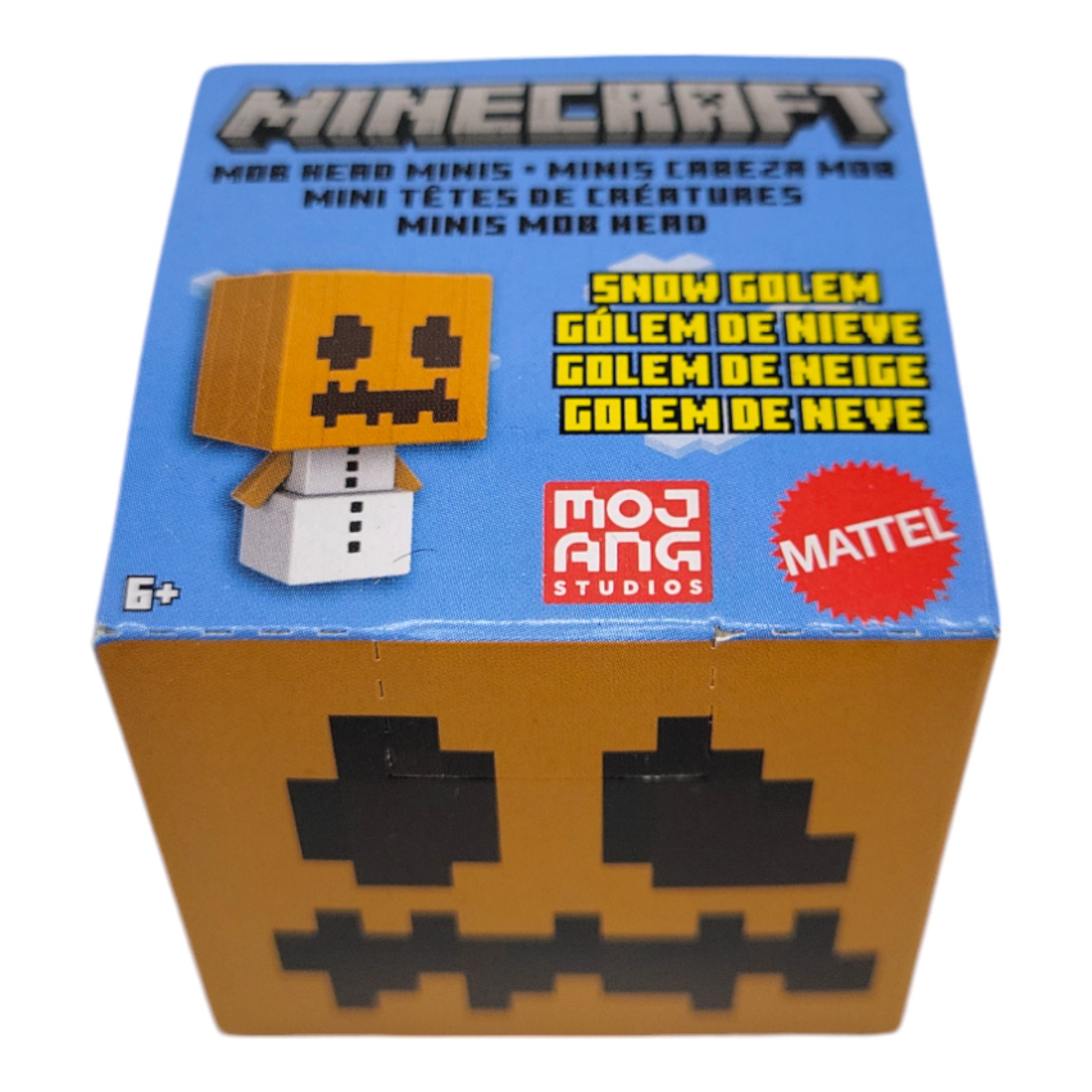 Mattel Minecraft Mob Head Minis Snow Golem 1 Inch Mini Action Figure