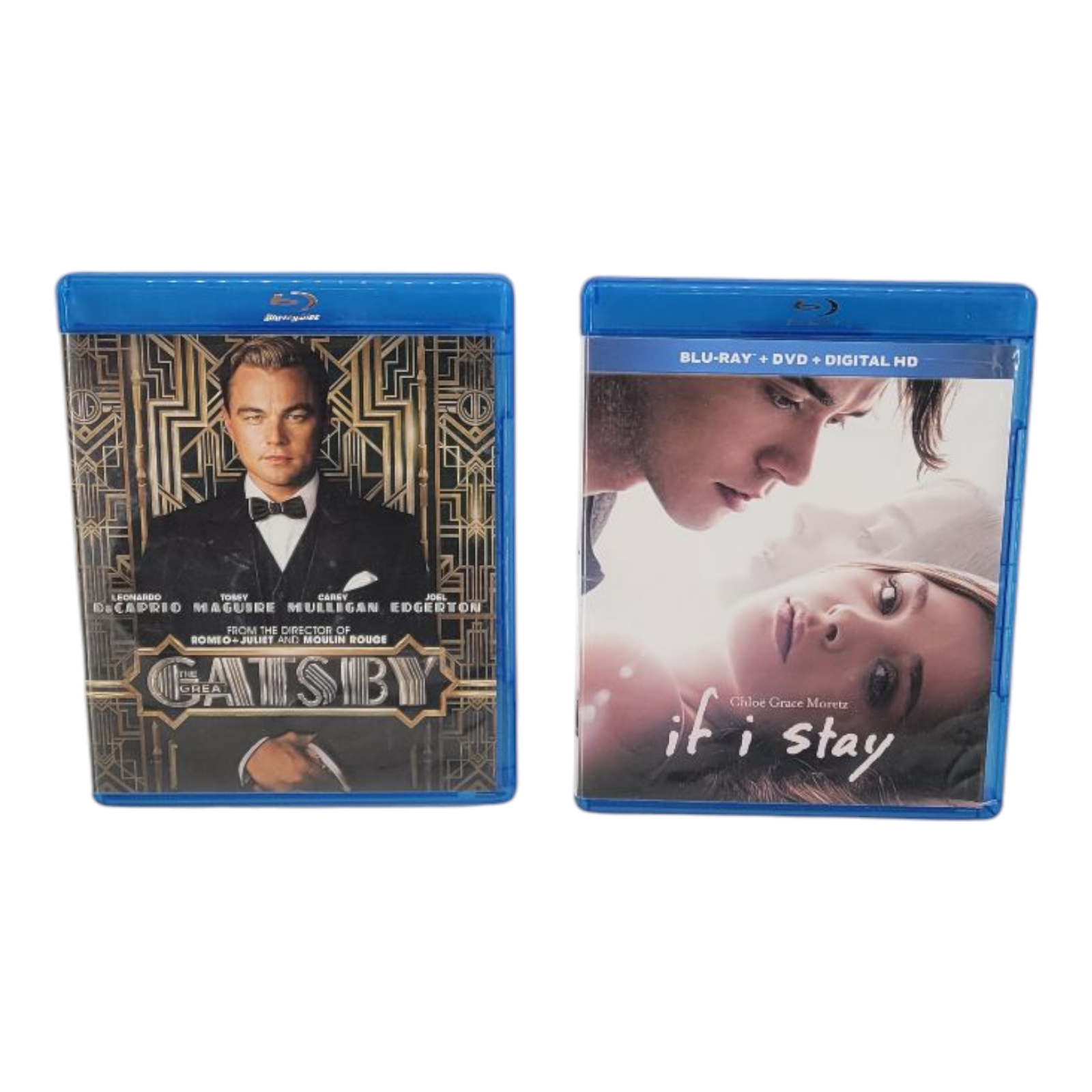 The Great Gatsby and If I Stay Blu-ray Movie Bundle