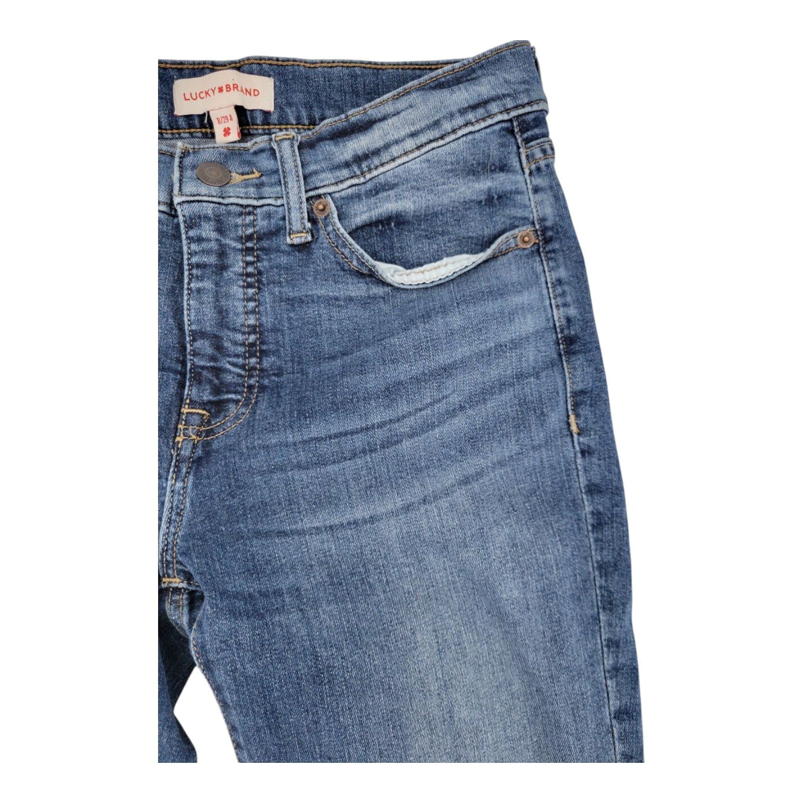 Lucky Brand Medium Wash Stretch Skinny Jeans Womens 8/29A