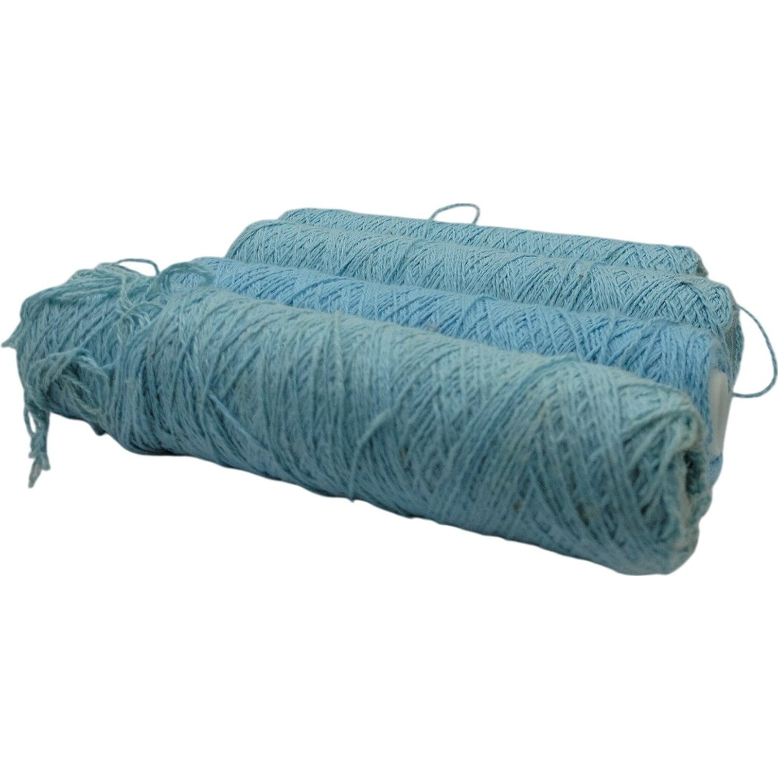 Vintage Teal Blue Acrylic Weaving Knitting Yarn Lot of 4