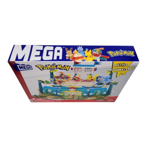 Mega Pokemon Training Stadium Toy Set HWR82 1107 Pieces Battle Play Set