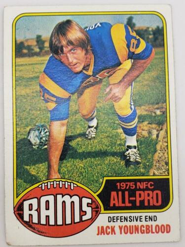 1976 Topps Chewing Gum Football Cards Los Angeles Rams