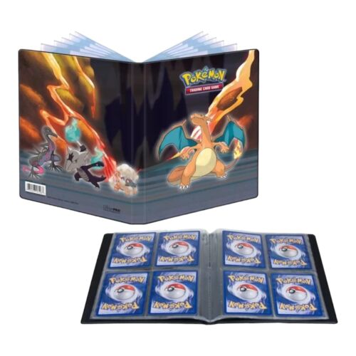 Ultra Pro Pokemon TCG Scorching Summit 4 Pocket Portfolio 80 Card Holder Binder