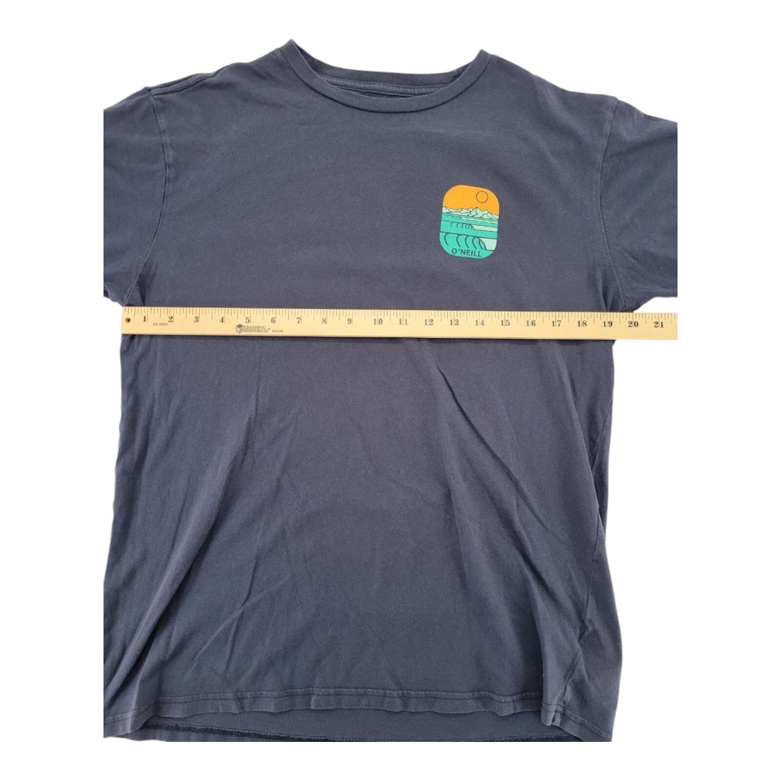 O'Neill Standard Fit Navy Blue Graphic Surf T-Shirt Mens Size Medium