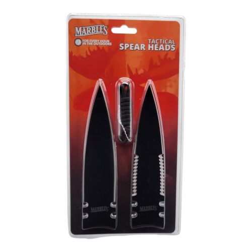 Marbles SPEAR Head Set MR383 Tactical Hunting Stainless Steel Partially Serrated