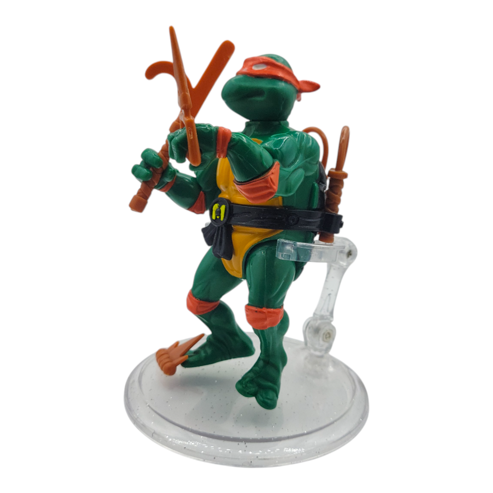 1988 Playmates Toys Michelangelo TMNT Hard Head Vintage Action Figure