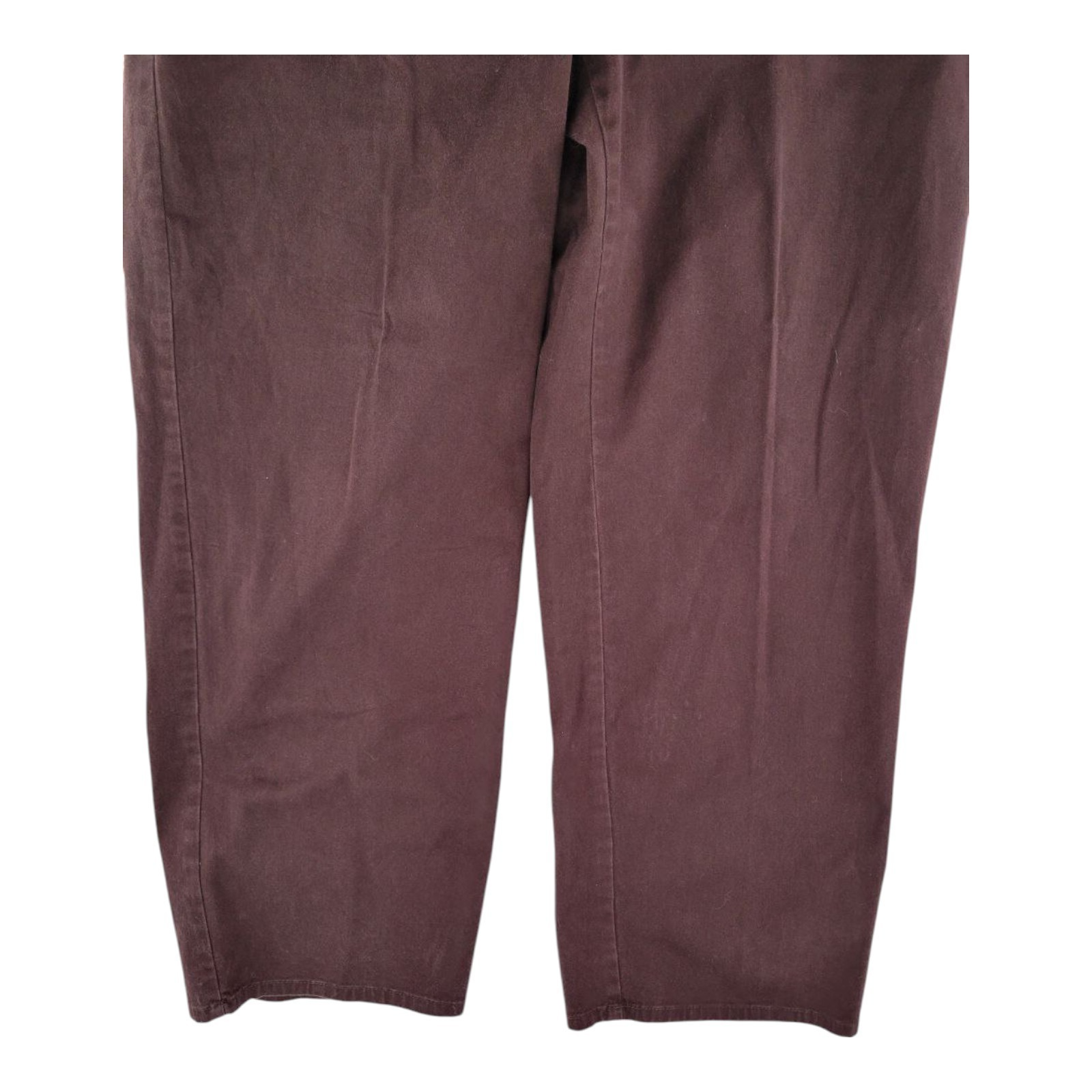 Ruby Rd Petite Straight Leg Stretch Pants Brown Cotton Blend Size 16P