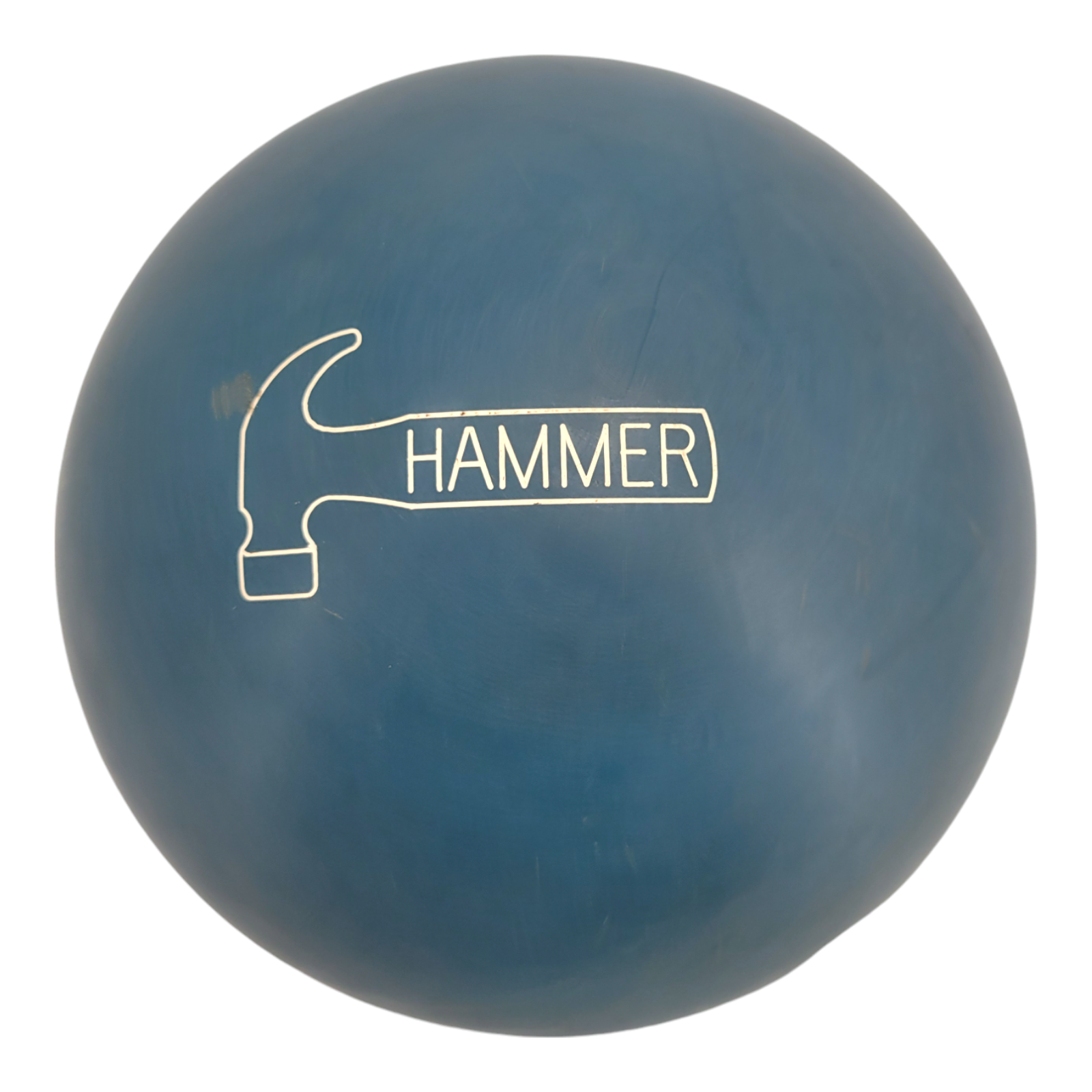 Vintage Fab Hammer Bowling Ball Teal Drilled Urethane 15lbs