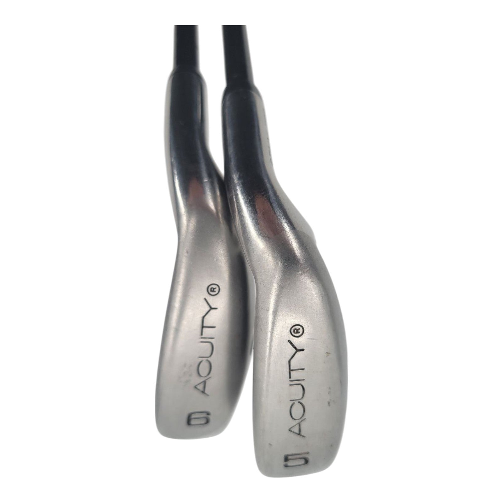 Acuity Hiper Max Mens RH 5 6 Irons Stainless Steel Medium Flex Graphite Shaft