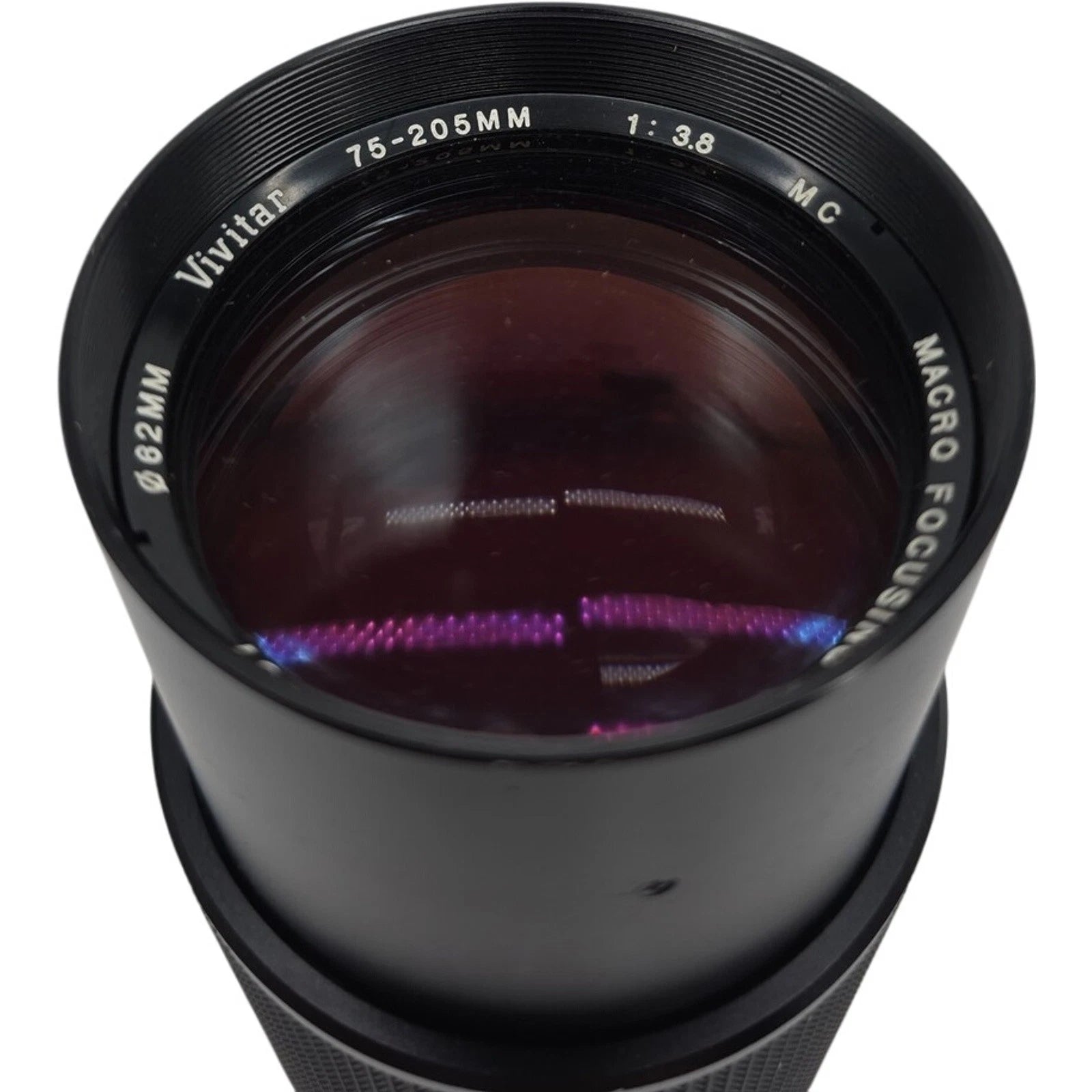 Vivitar 75-205mm f/3.8 MC Macro Focusing Zoom Lens P/K Mount Japan w/ Case
