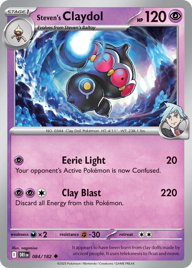 Steven's Claydol 84/182 Destined Rivals