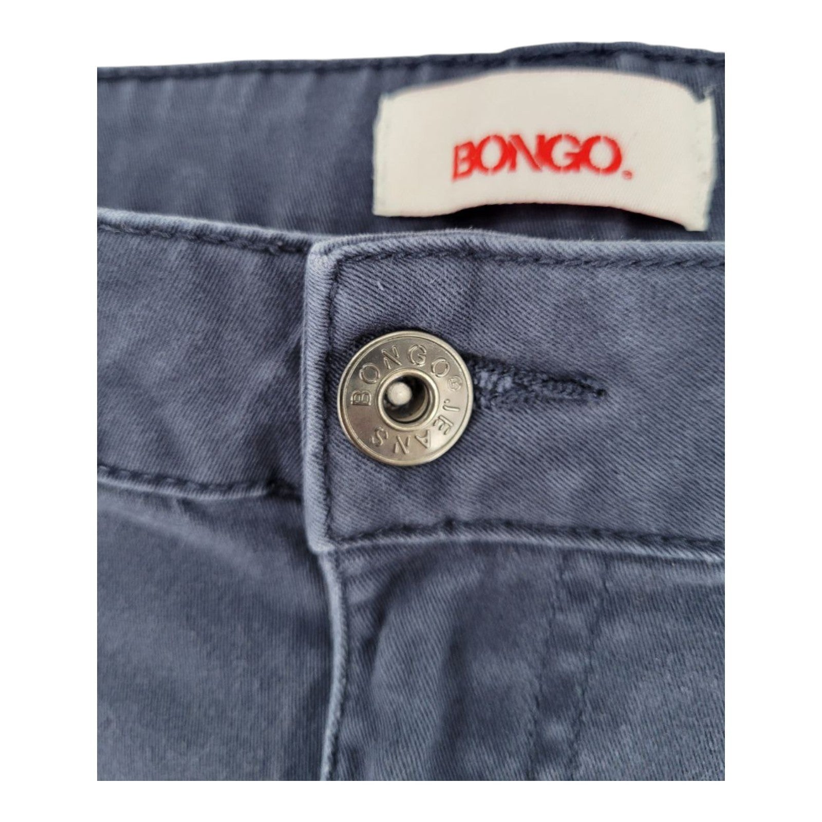 Bongo Moto Pants Blue Zip Hem Skinny Jeans Women Size 9