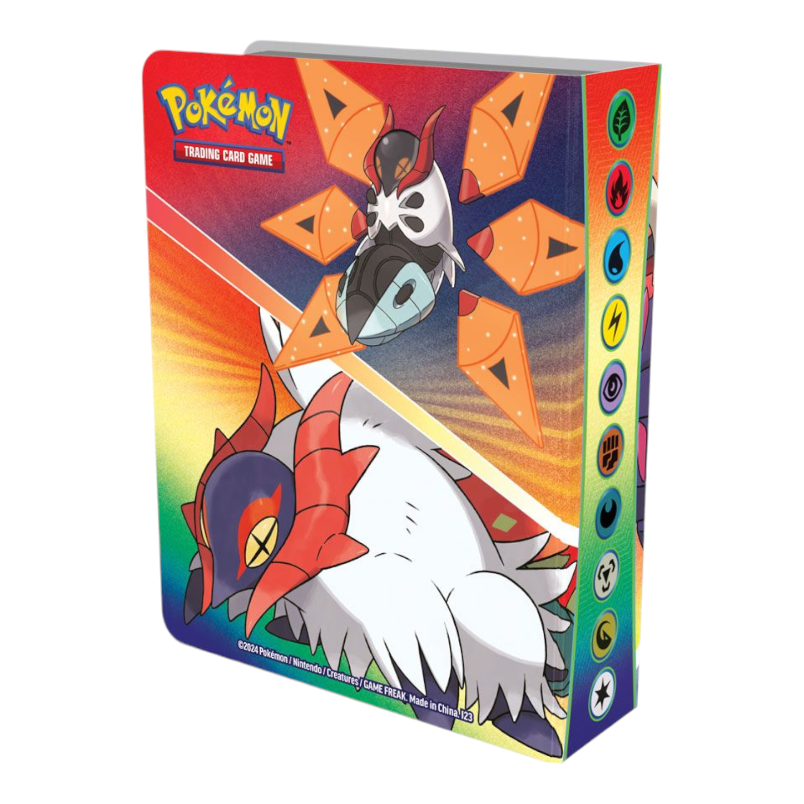 Pokemon 2024 Q2 Mini Portfolio with Booster Pack Holds 60 Cards TCG Accessory