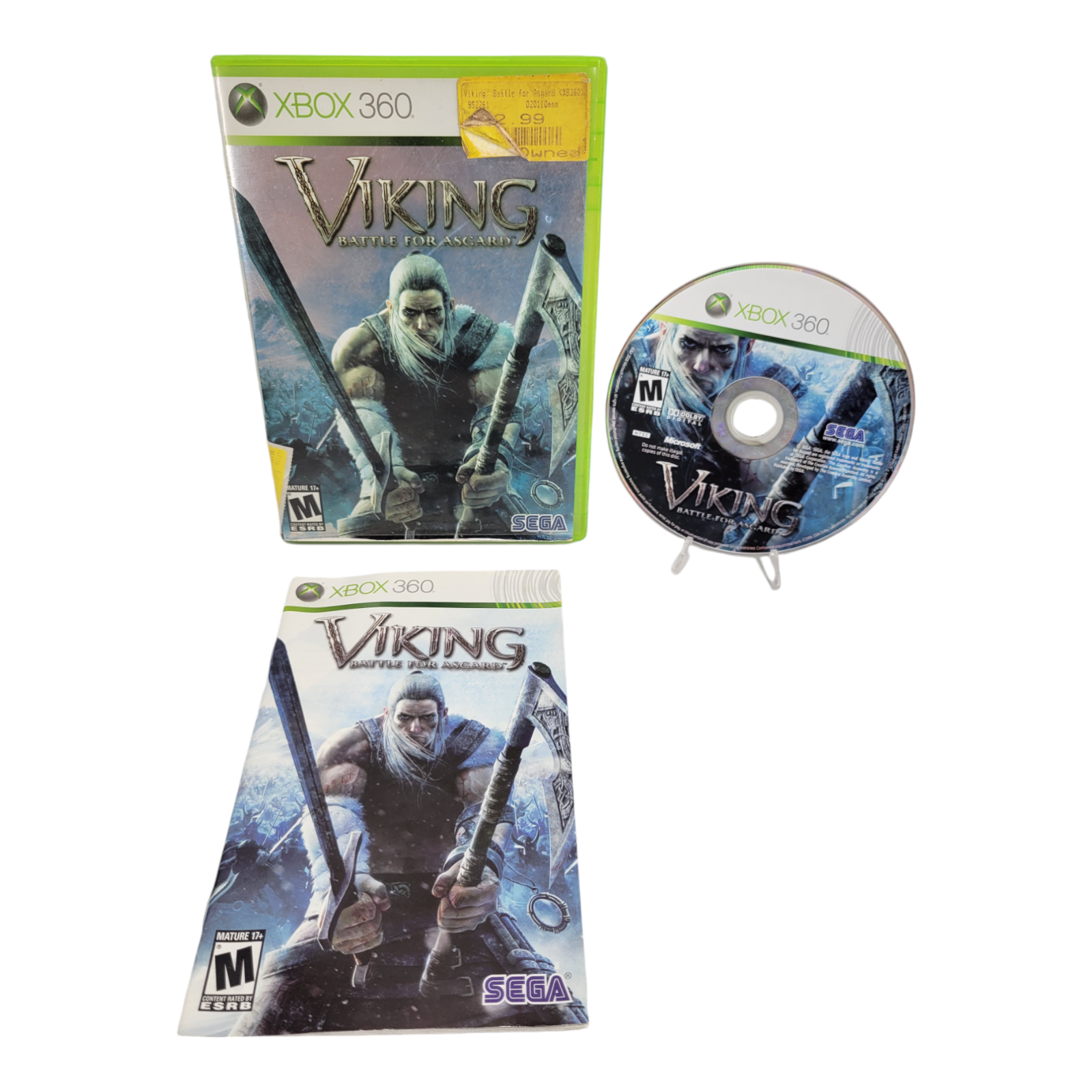 Microsoft Xbox 360 Viking Battle for Asgard 2008 Game