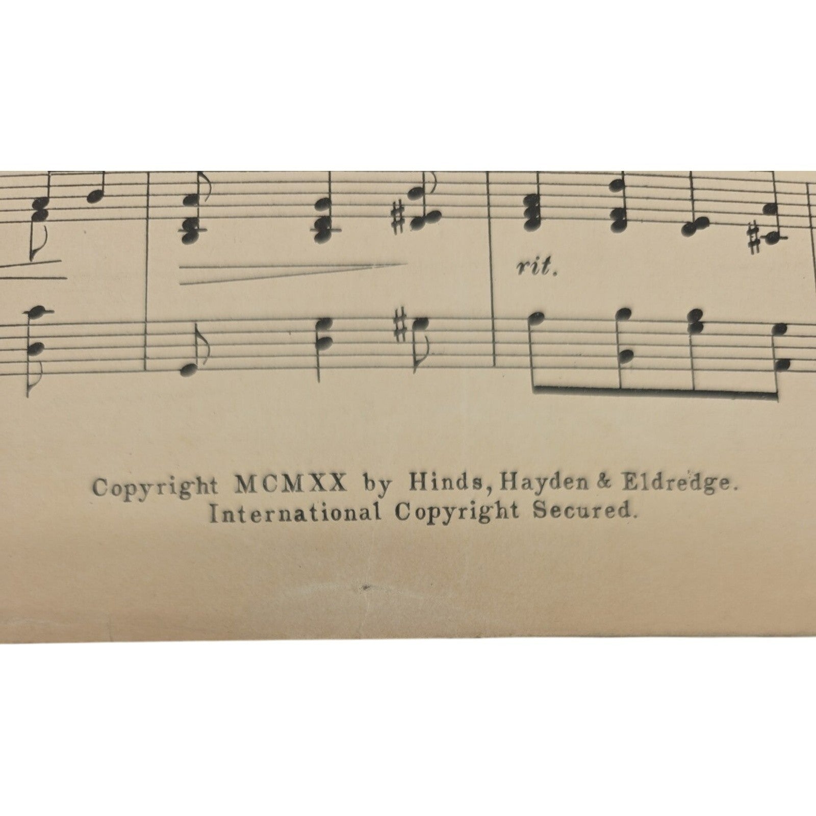Vintage 1920 Sheet Music The Lilac Tree Perspicacity by George H. Gartlan