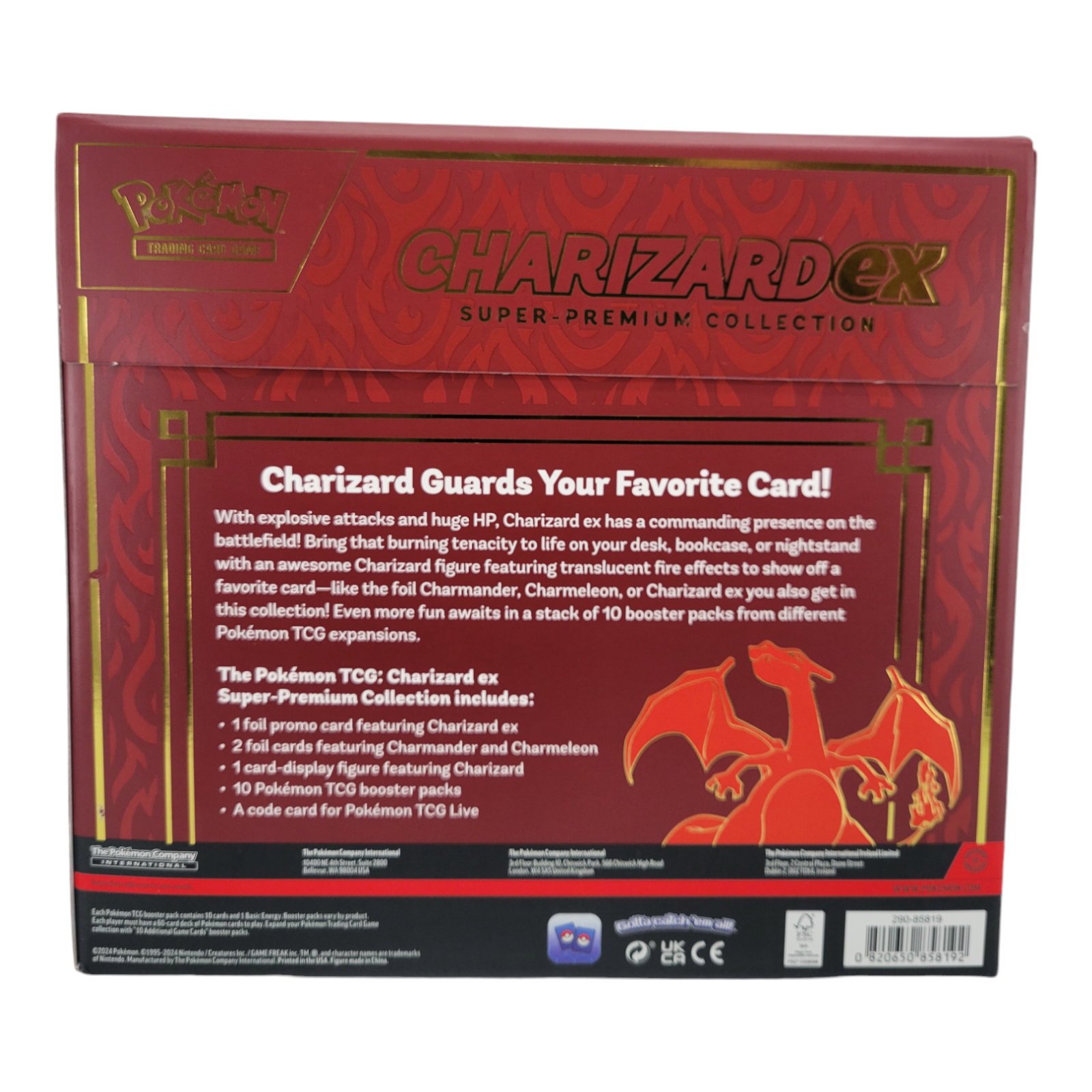 Pokémon TCG Charizard ex Super-Premium Collection Box Collectible Card Games