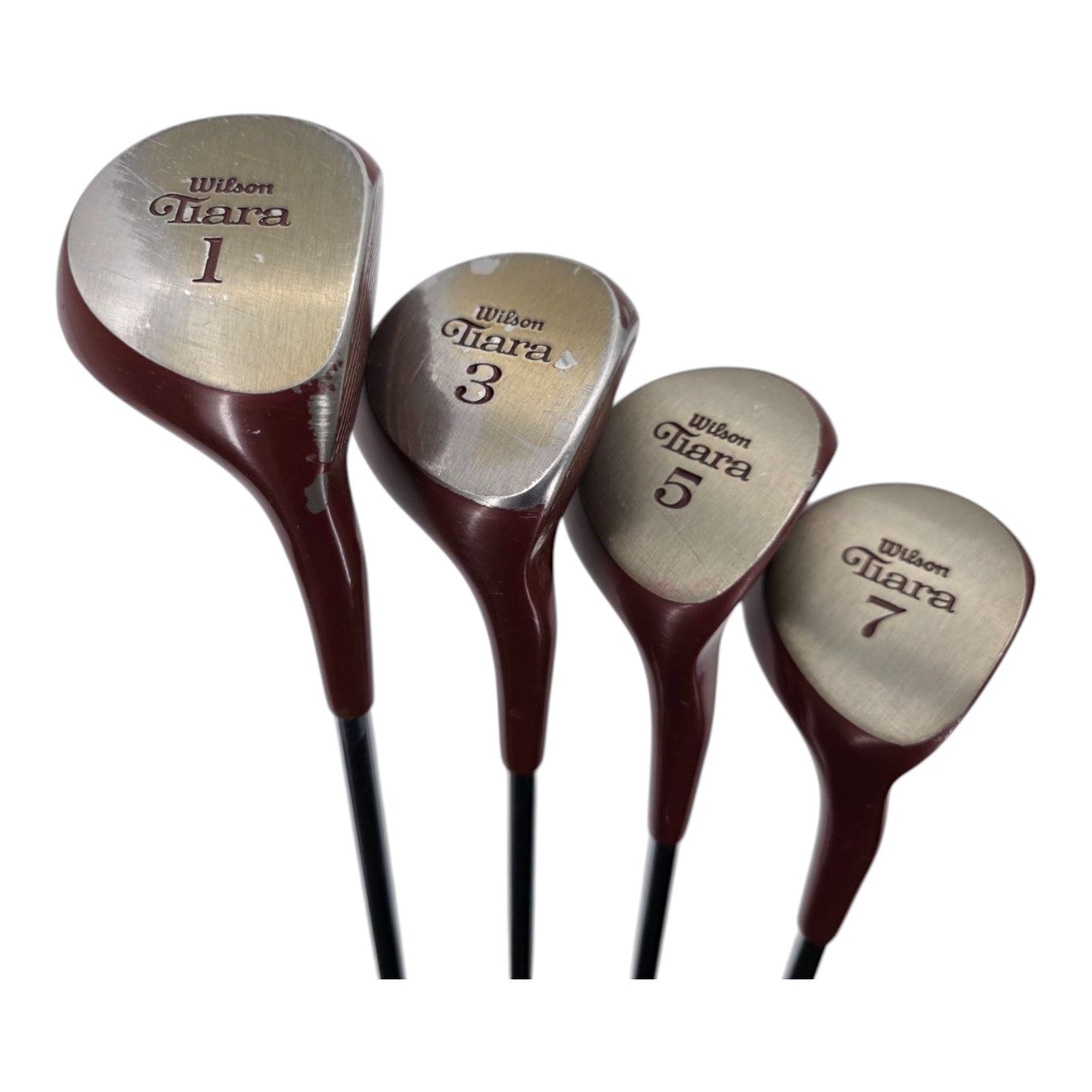 Wilson Tiara Driver 3-5-7 Fairway Wood Ladies RH Steel Shafts Swing Rite Grips