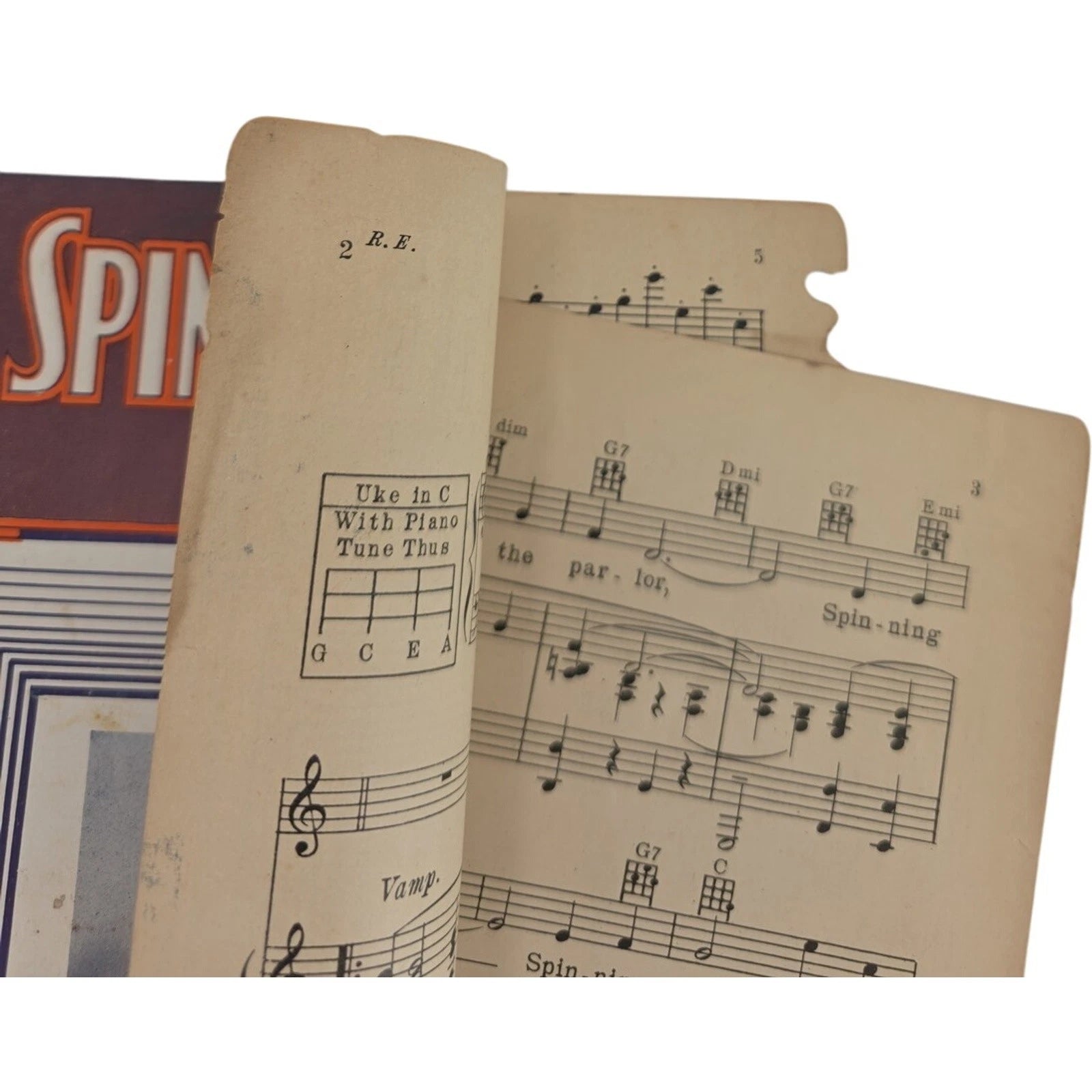 The Old Spinning Wheel by Billy Hill Sheet Music Featuring Ted Lewis Columbia