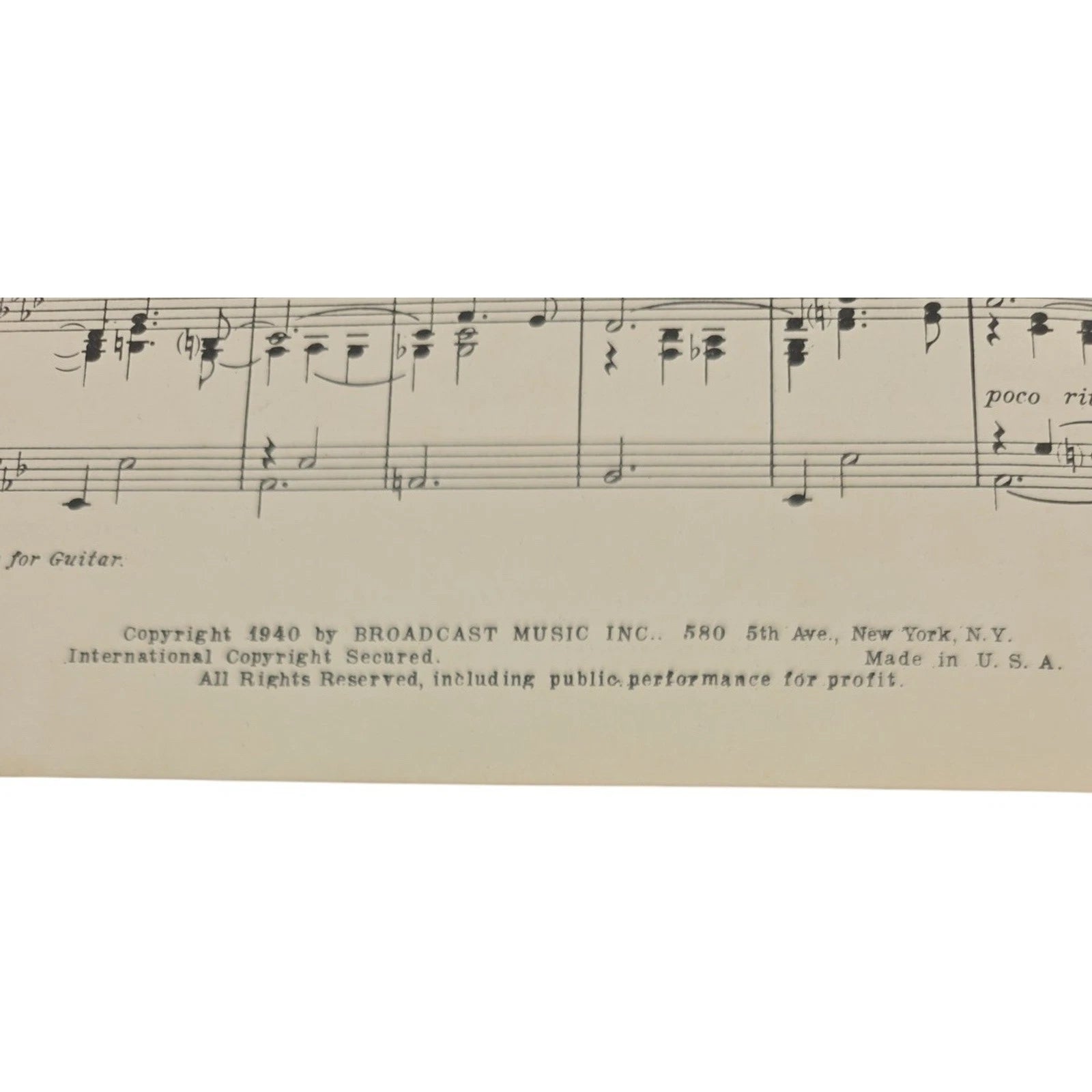 It’s a Big Wide Wonderful World Sheet Music by John Rox Recorded by Buddy Clark