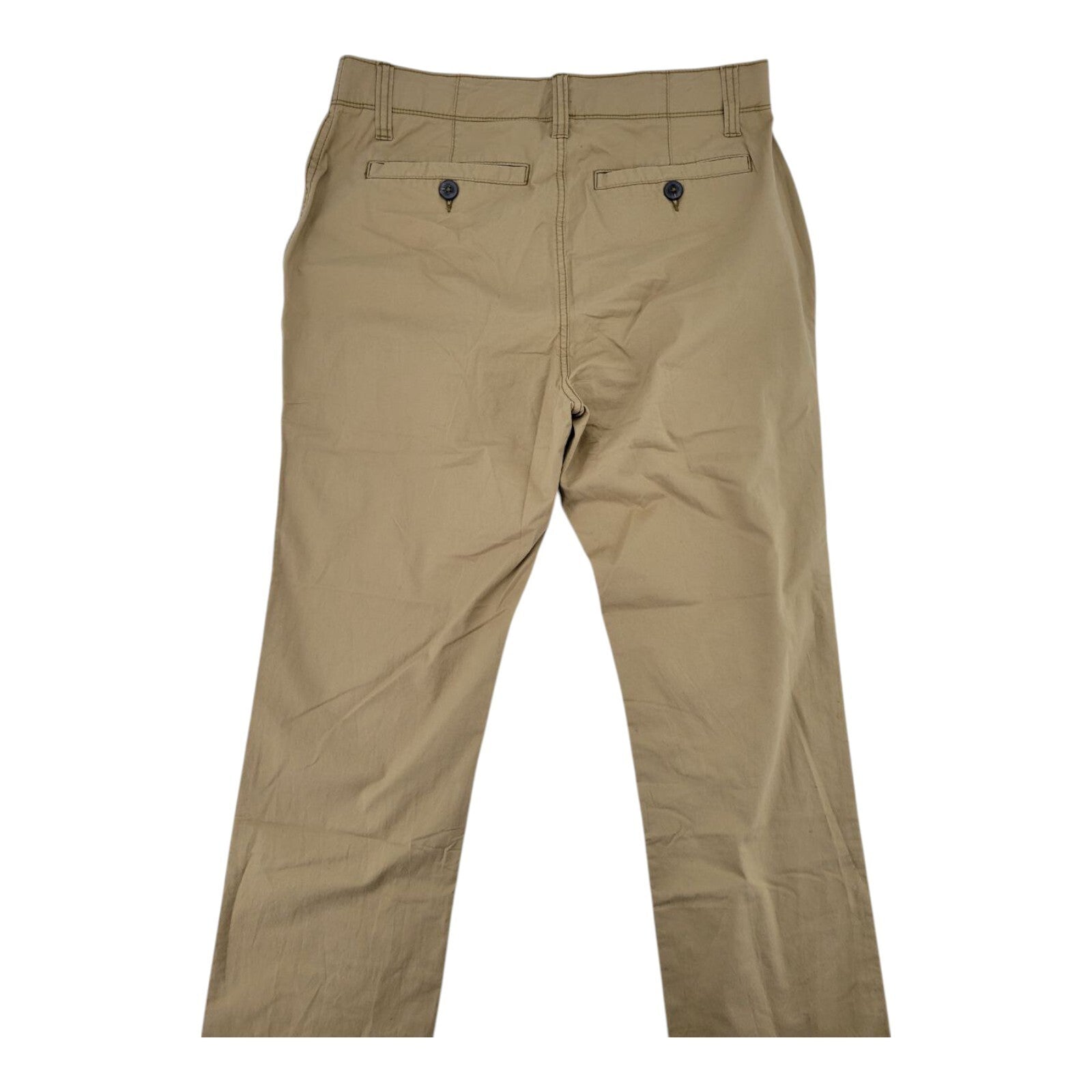 Denali Khaki Chino Pants Mens Flat Front Stretch Casual Size 32x30