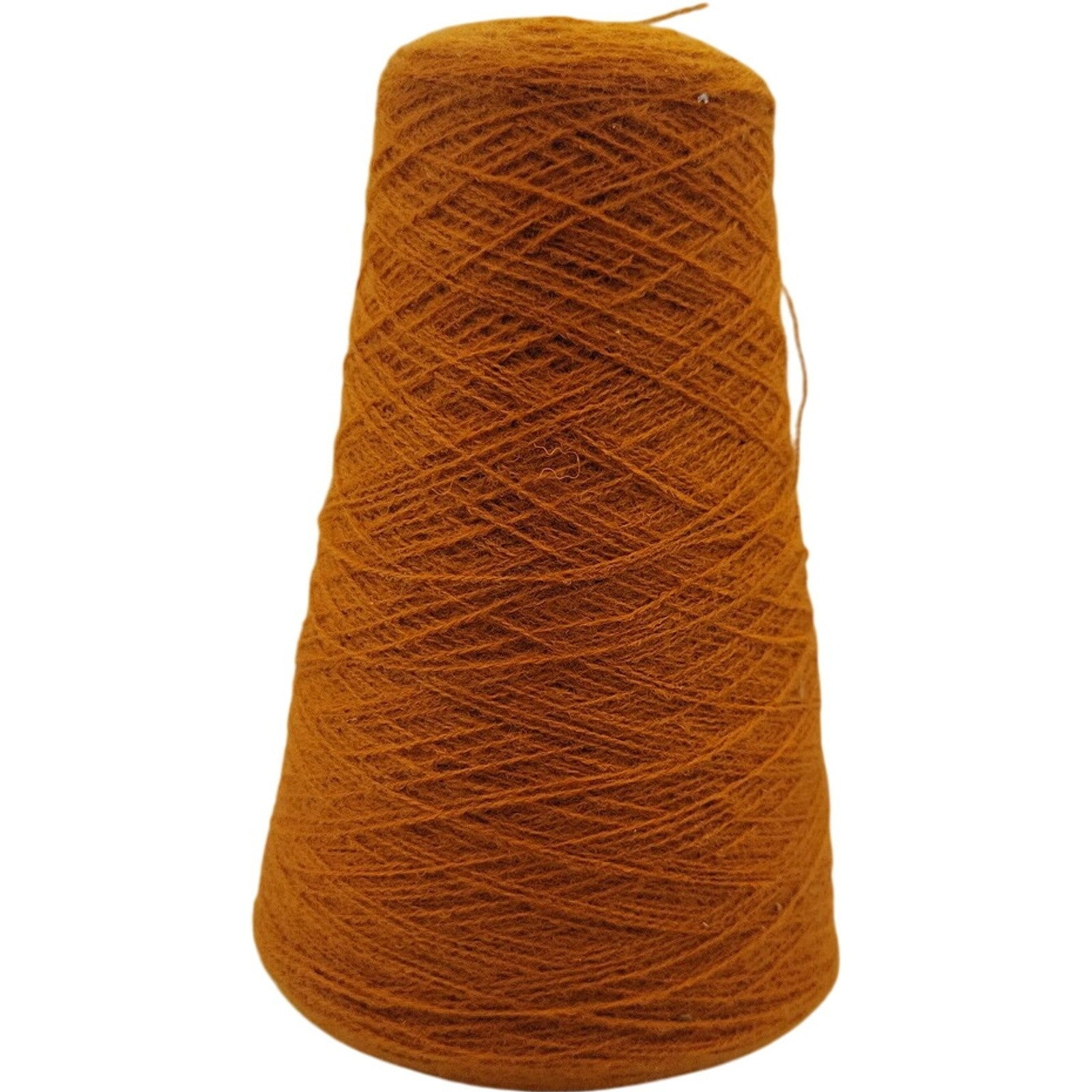 Vintage 1980s National Spinning Co 2/24 Acrylic Cone Yarn Copper 1K223