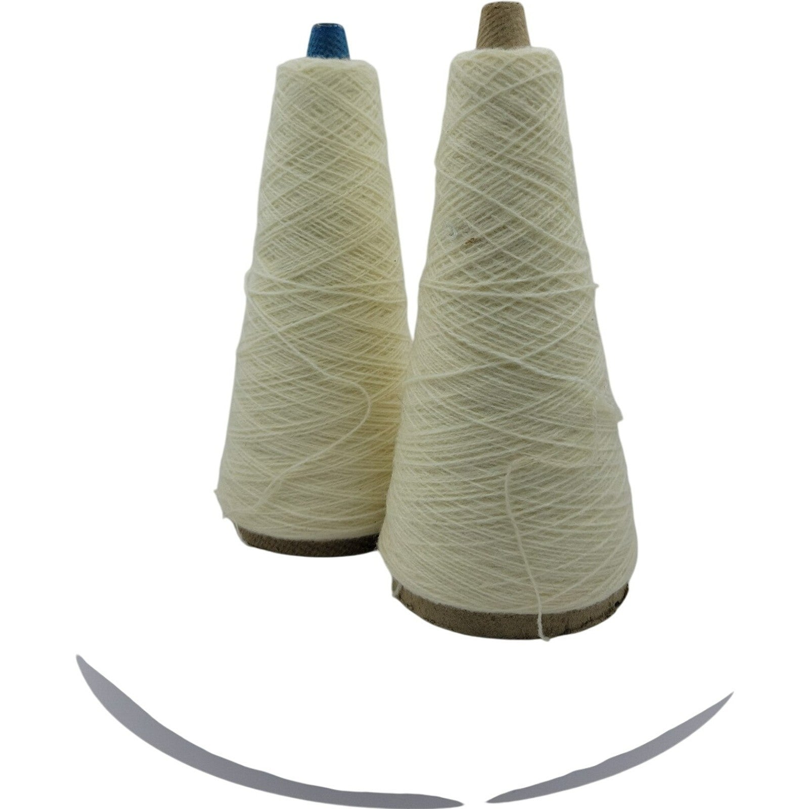 Vintage 24 Cp Wax 50/50 New Merge Acrylic Weaving Knitting Yarn 2/24 Ivory 30659