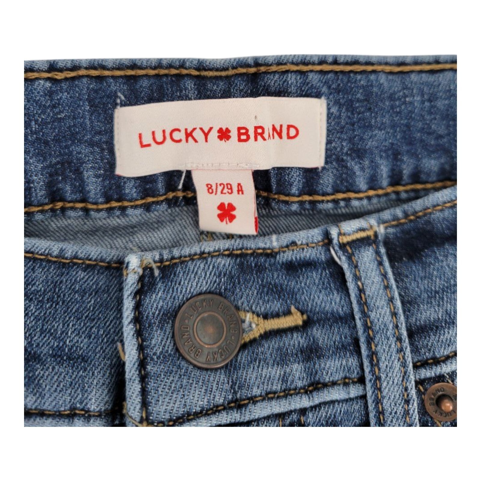 Lucky Brand Medium Wash Stretch Skinny Jeans Womens 8/29A