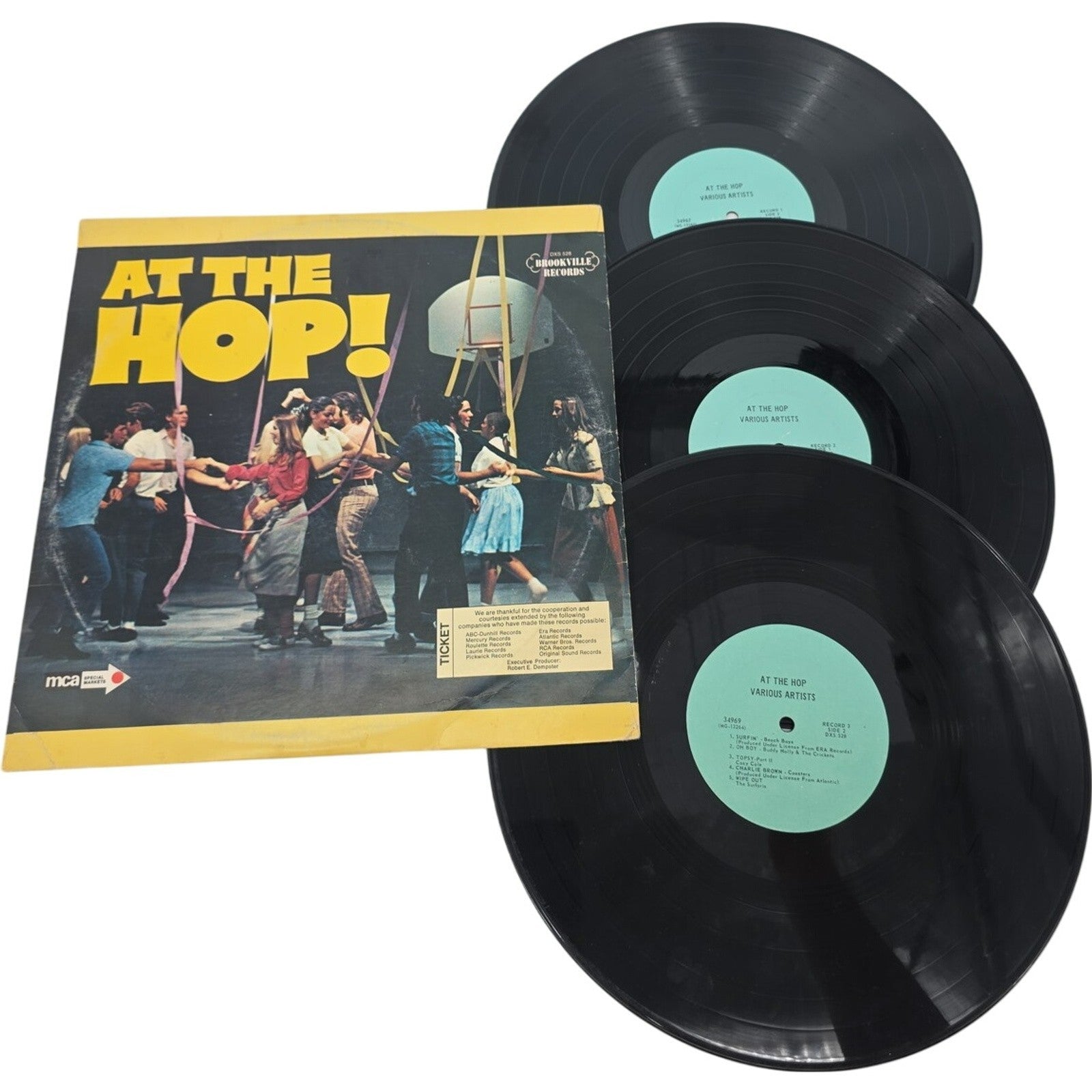 At The Hop 1975 Various Artist 3LP Brookville Records