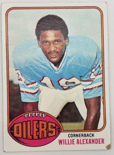 1976 Topps Chewing Gum Football Cards Houston Oilers