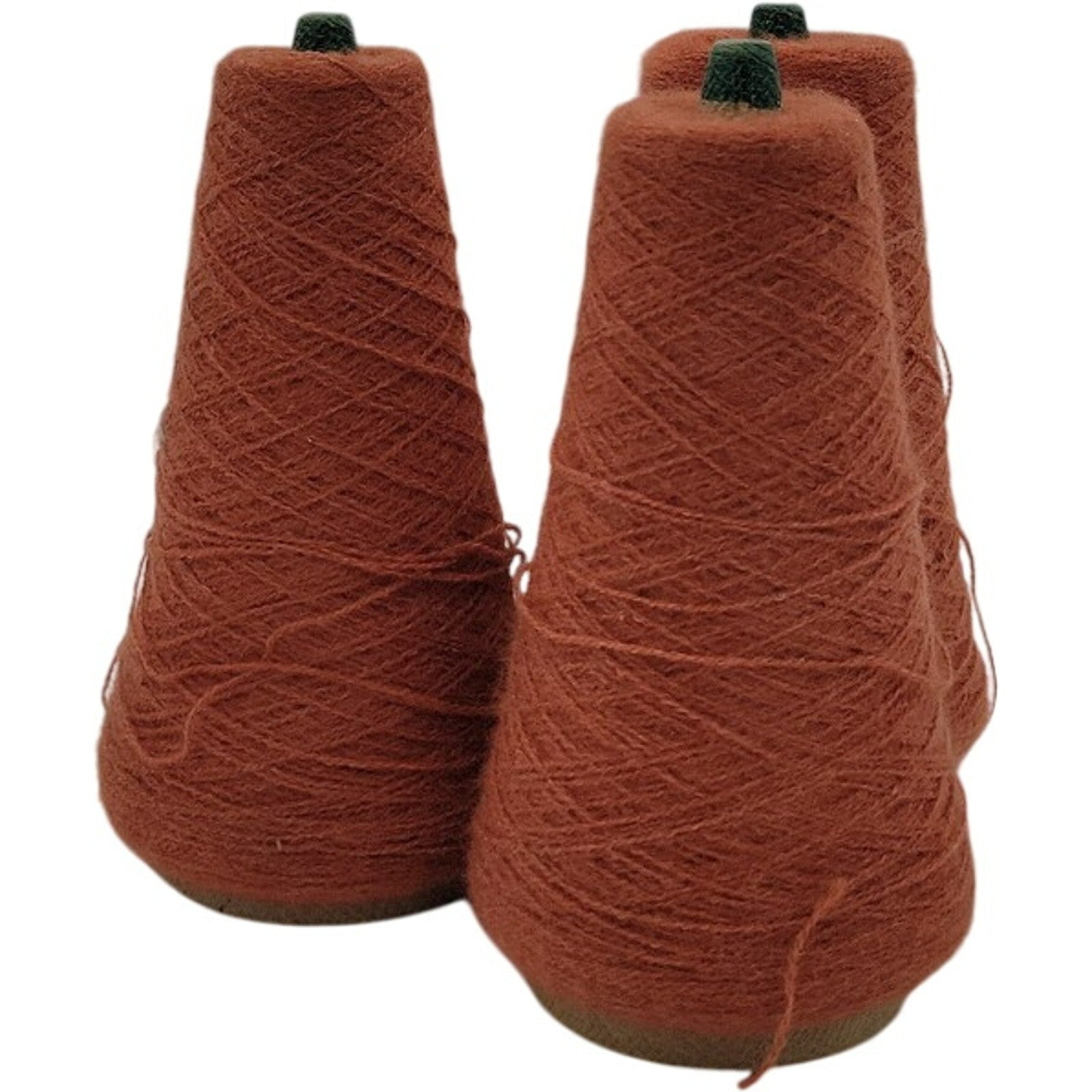 Vintage 1980s Templon 2/24 Yarn Cone DK Spice Heather S-77452 Lot of 3