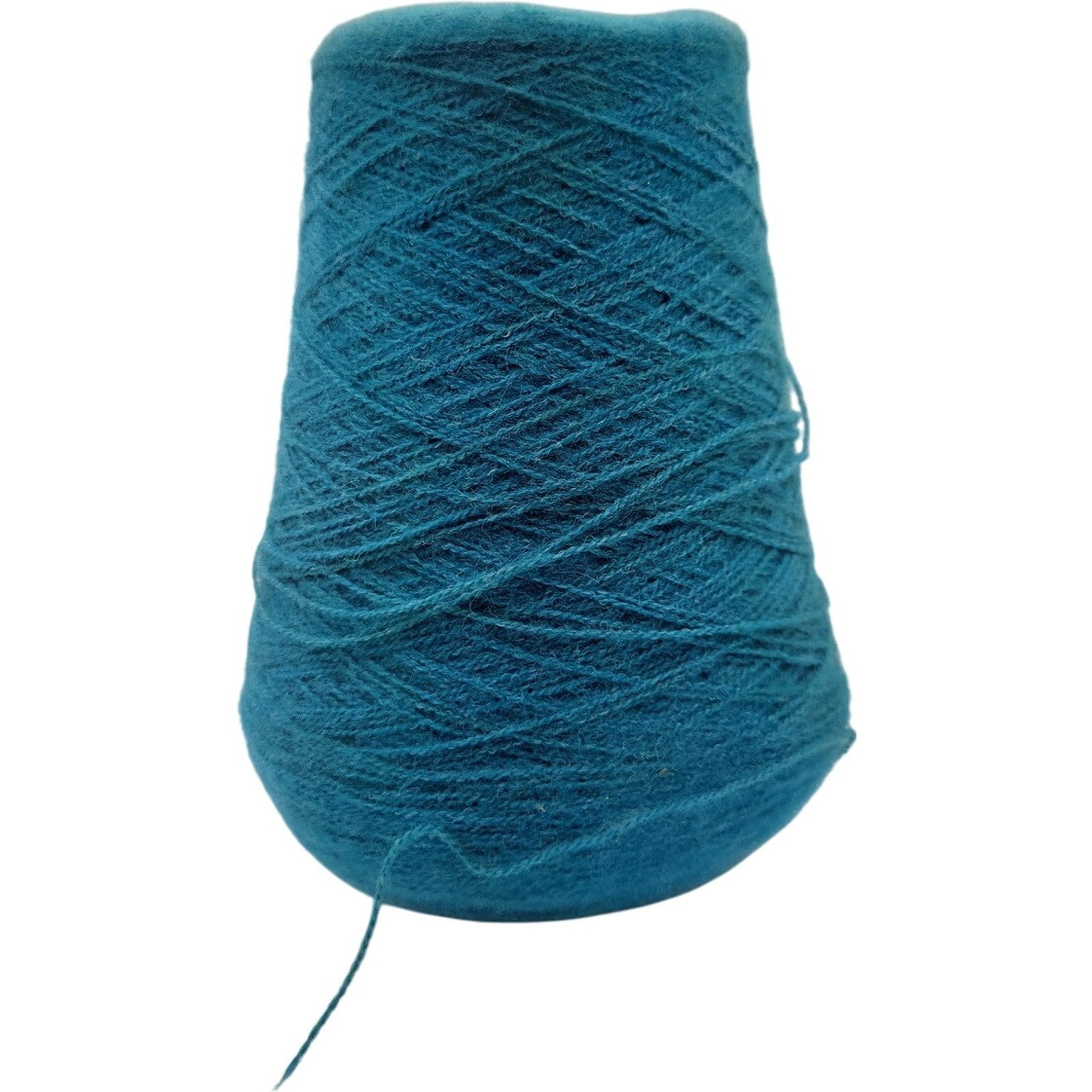 Vintage Templon DK Teal Heather 2/24 Cone Yarn Weaving Knitting S-79117