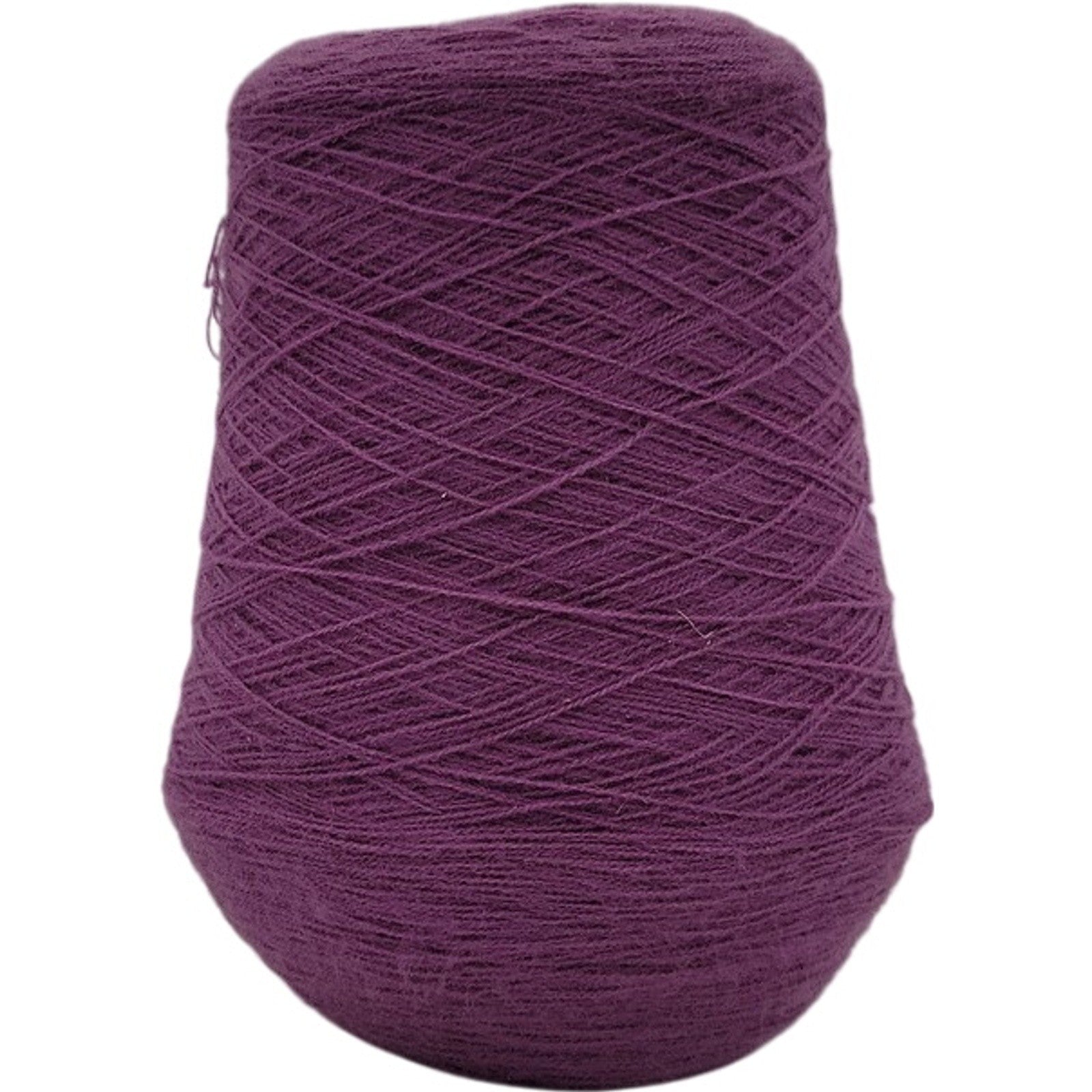 Vintage Phoenix Dye Works Grape Purple Knit Crochet Acrylic Cone Yarn 384721