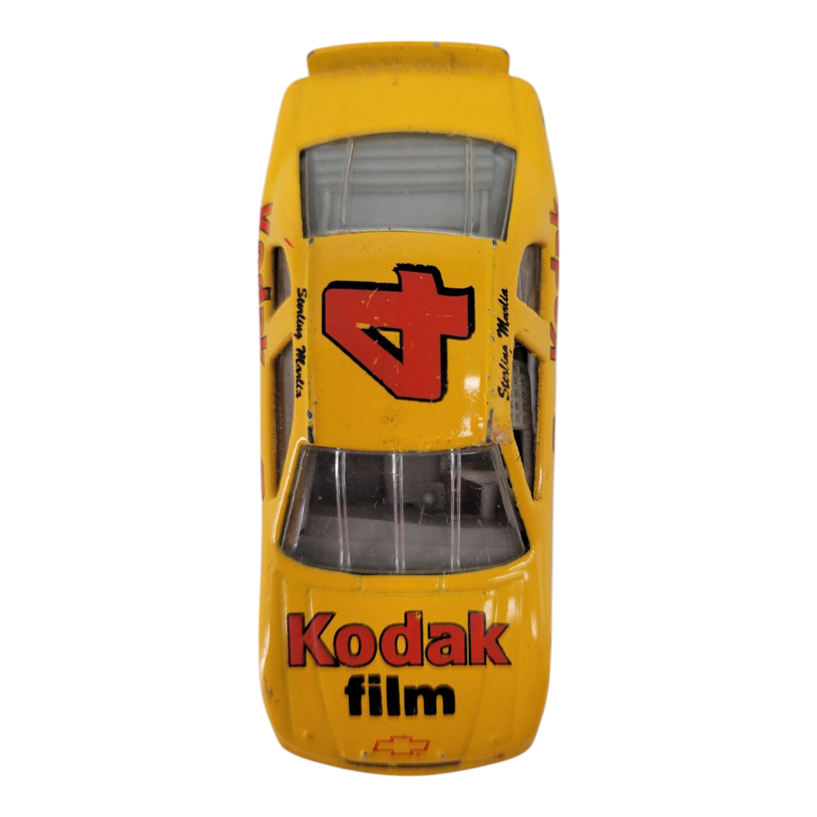 Kodak Film #4 Racing Car Yellow 1995 Monte Carlo Die-Cast Model Collectible