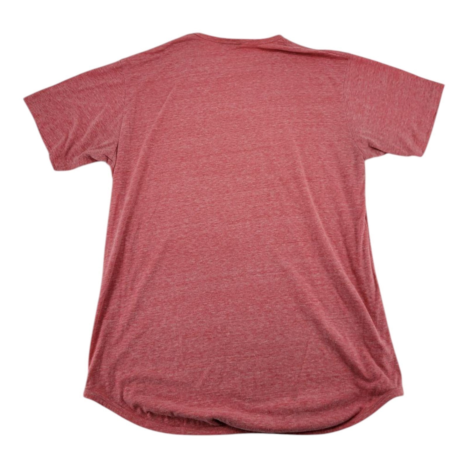 Urban Crews Heathered Red Crewneck Short Sleeve Womens T-Shirt Size L