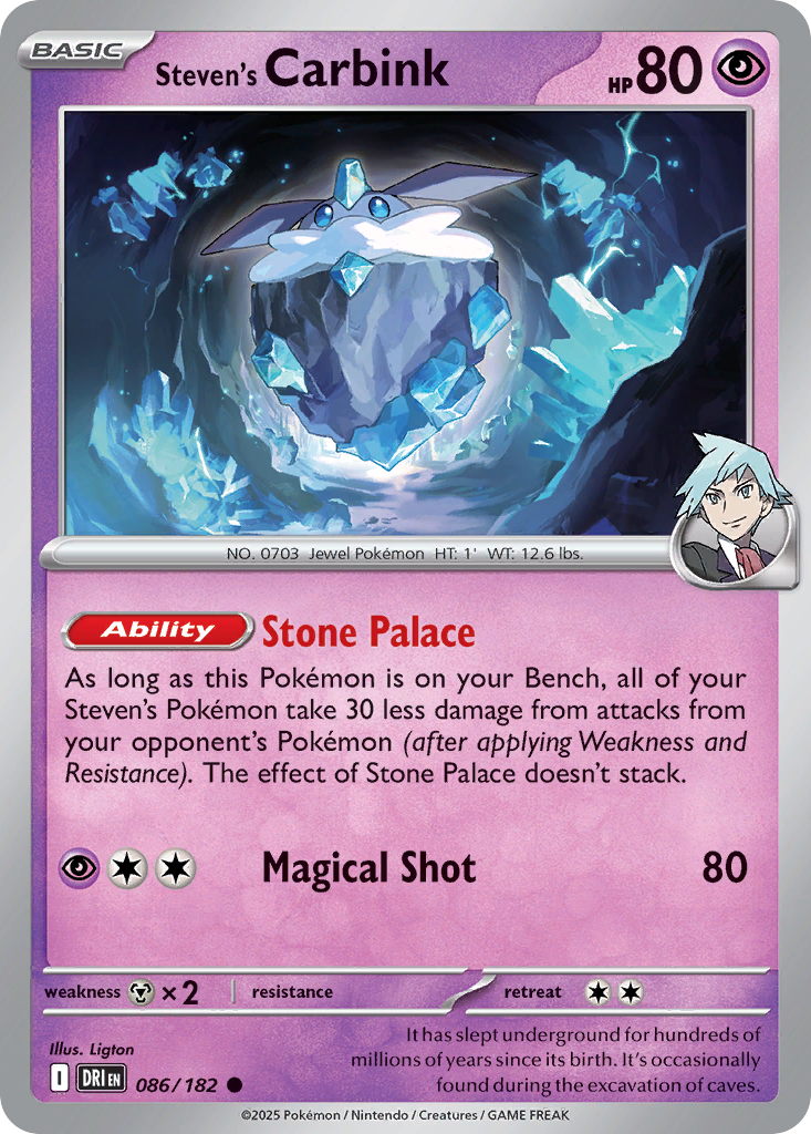 Steven's Carbink 86/182 Destined Rivals