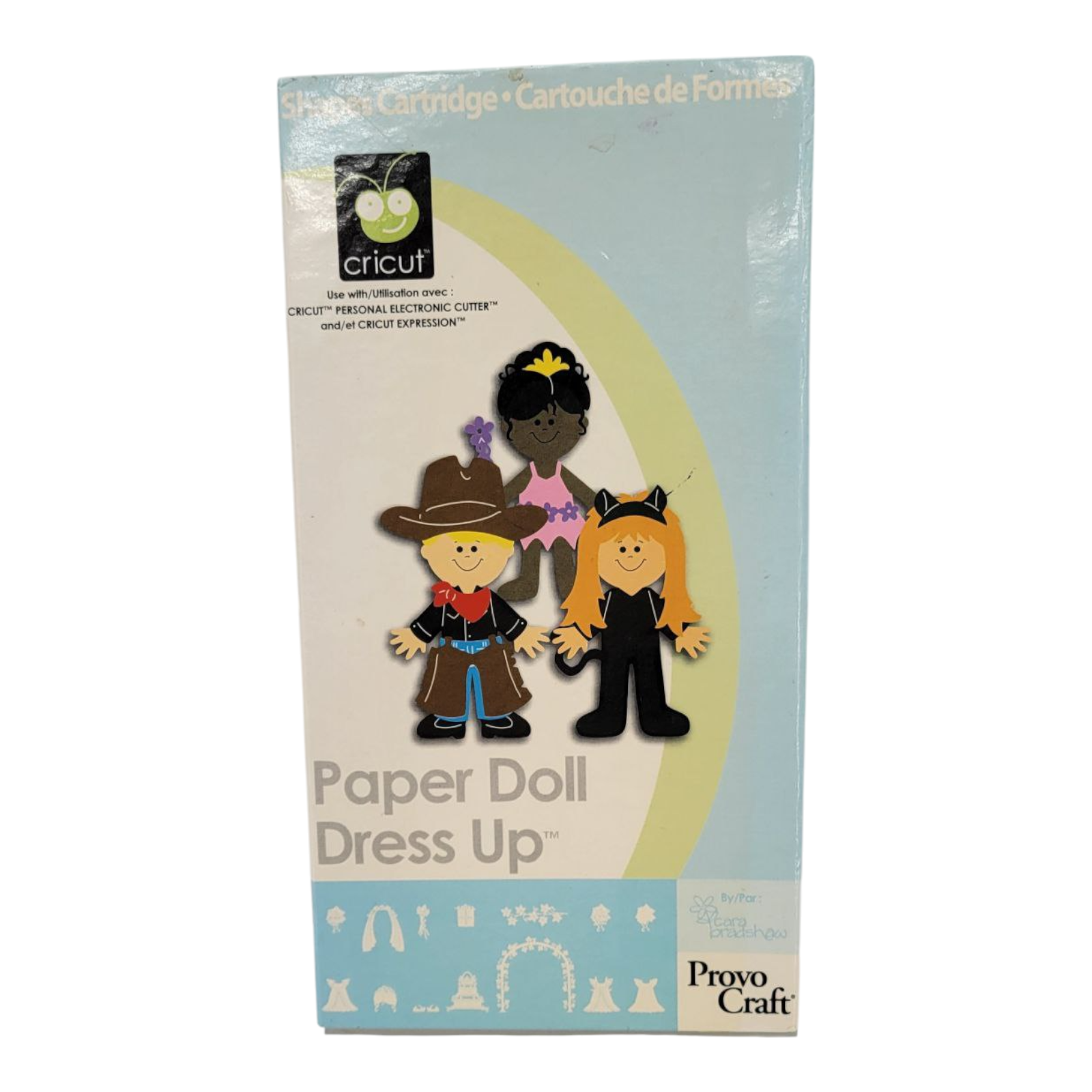 Cricut Paper Doll Dress Up Shapes Activity Cartridge by Provo Craft 290412