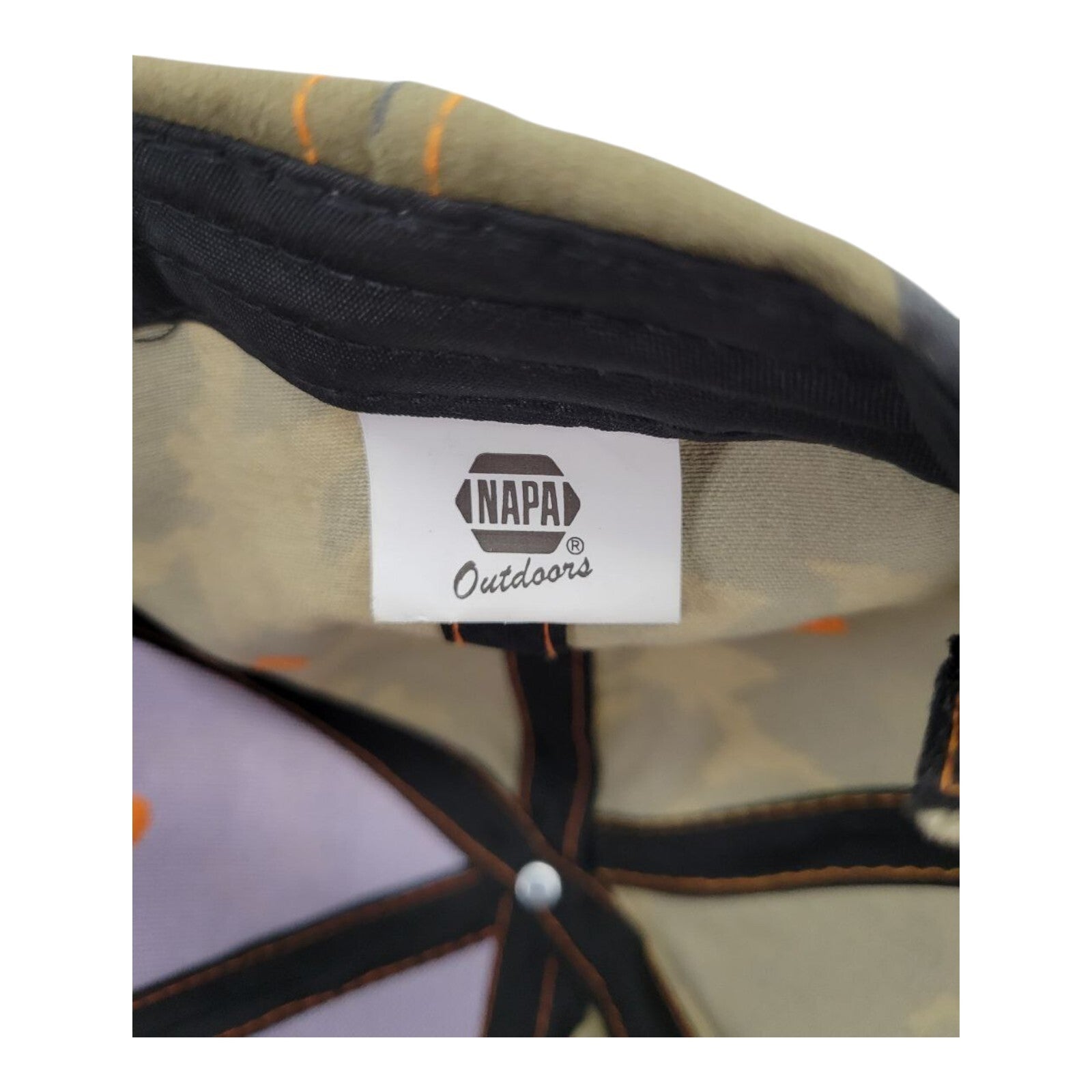 NAPA Outdoors Strapback Camouflage Hat One Size Adjustable Baseball Cap